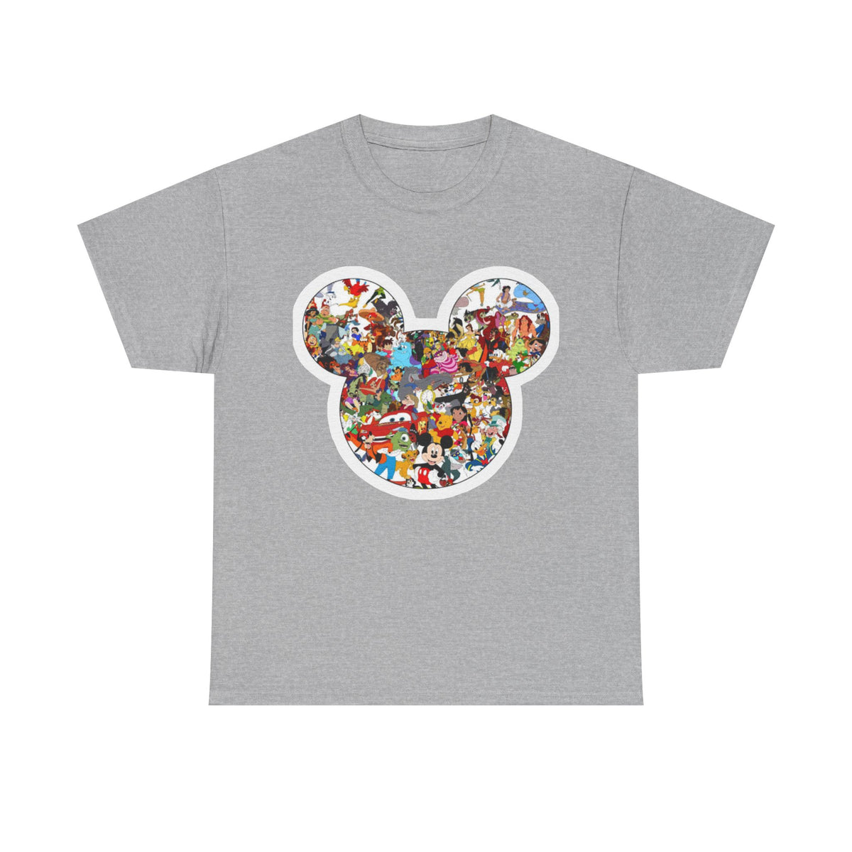 Mickey Collage T-Shirt — Vintage Disney Characters Graphic Tee