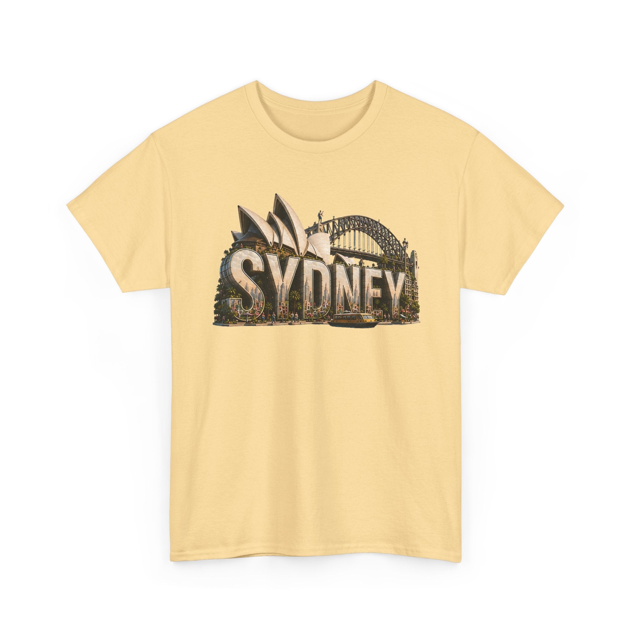 Sydney Landmark T‑Shirt — Vintage Sydney Opera House & Harbour Bridge Tee