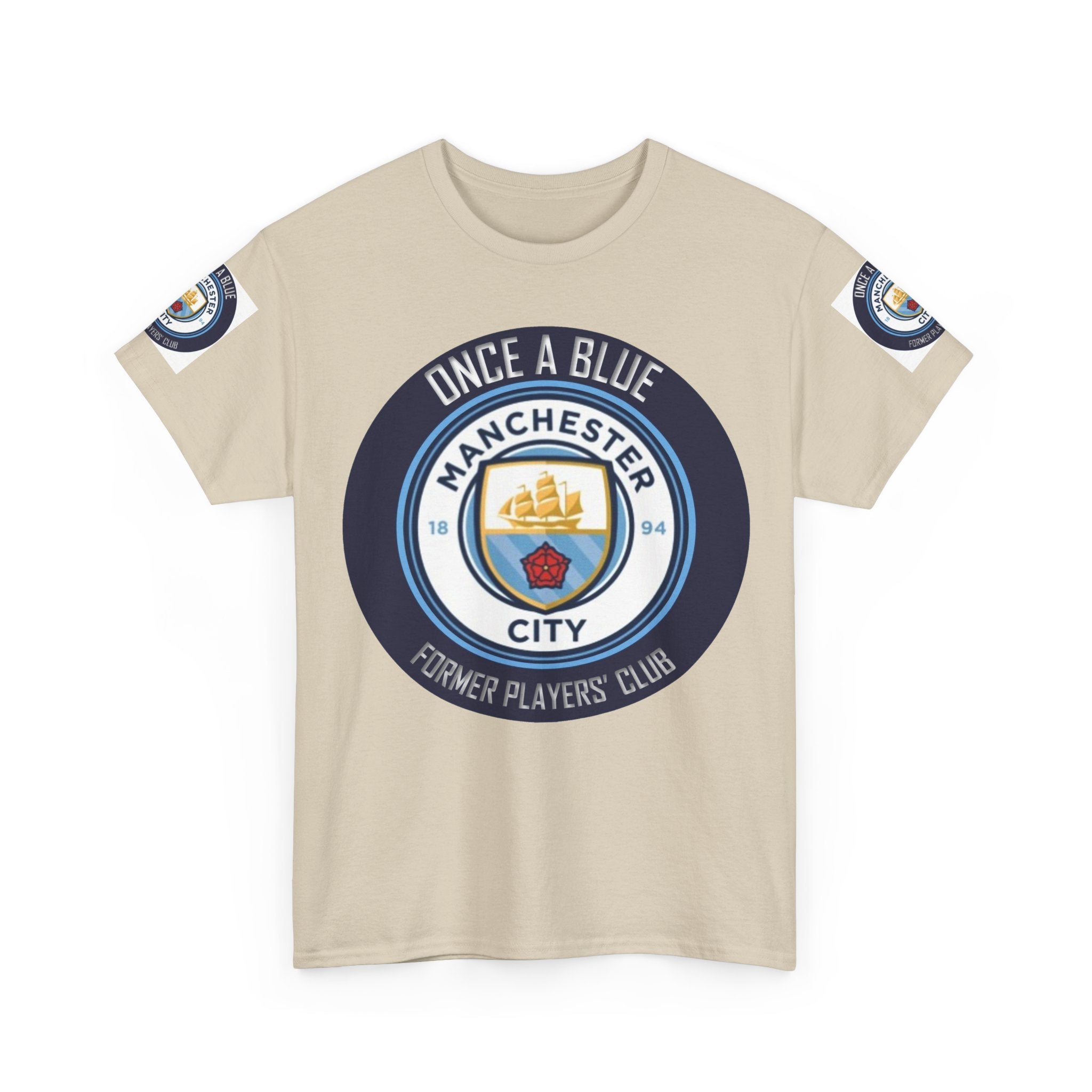 Manchester City 'Once A Blue' Tee — Former Players Club Football Shirt