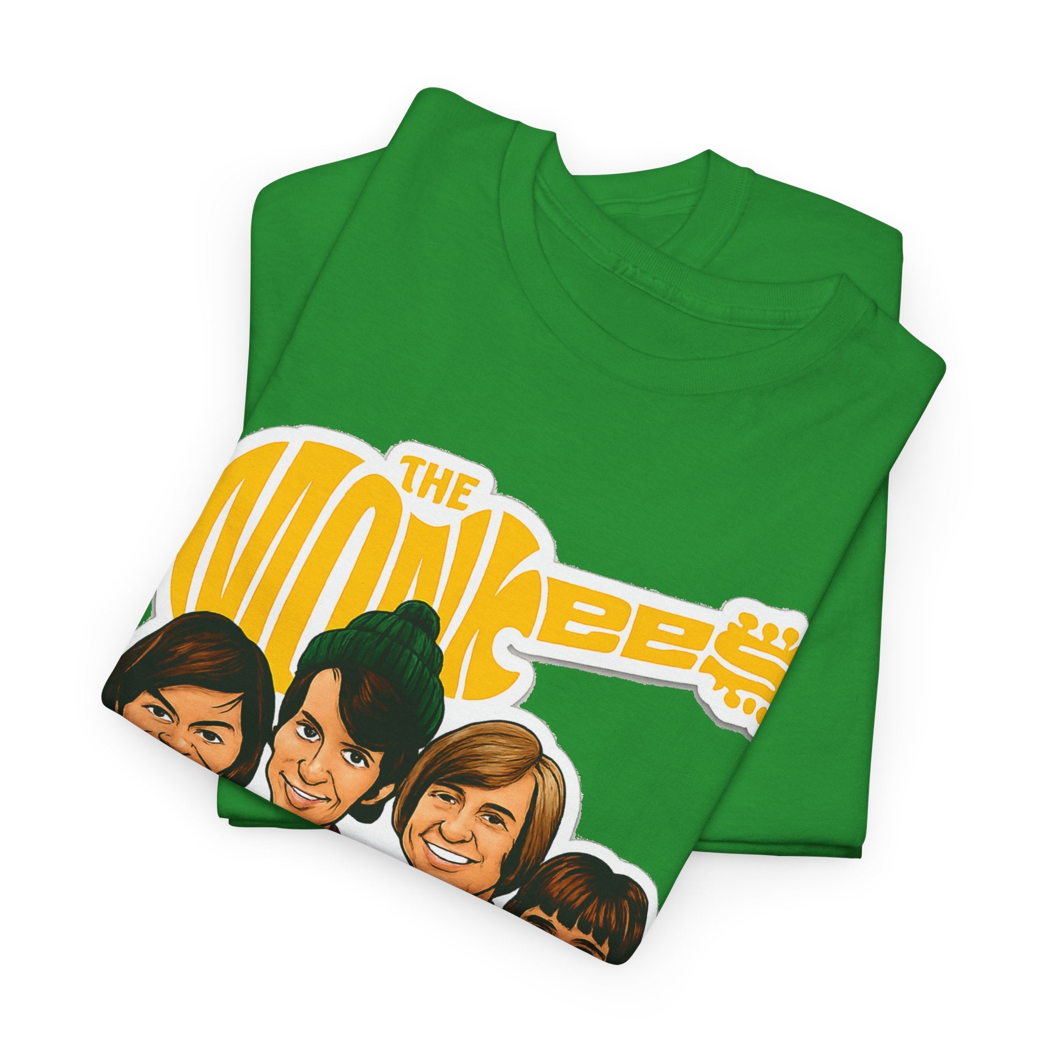 The Monkees Retro Band Tee — Colorful Car Cartoon Graphic