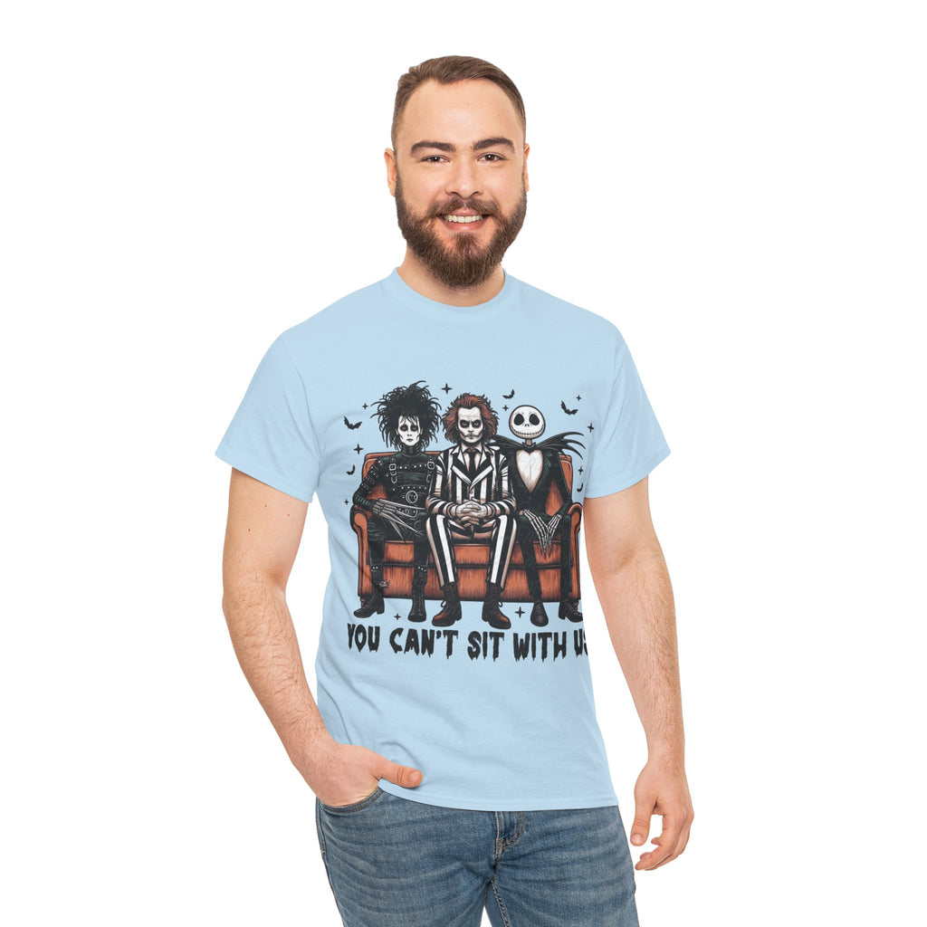 Johnny Depp Graphic Tee — 'You Can't Sit With Us' Halloween Horror Trio T-Shirt