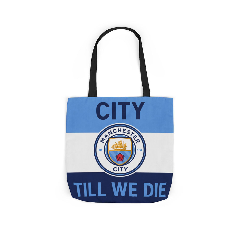 City Till We Die Unofficial Canvas Tote Bag — Manchester Football Fan Bag