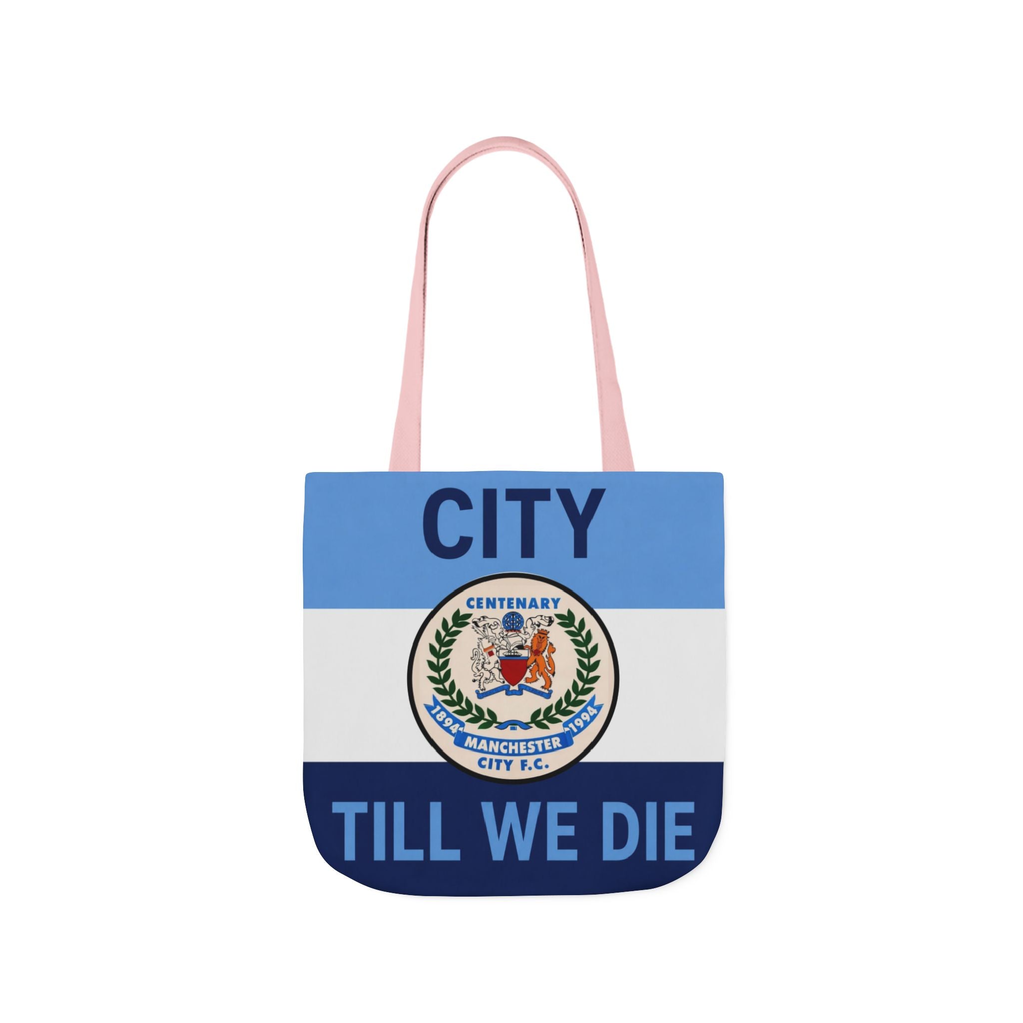 City Till We Die Canvas Tote Bag — Football Fan Flag Tote