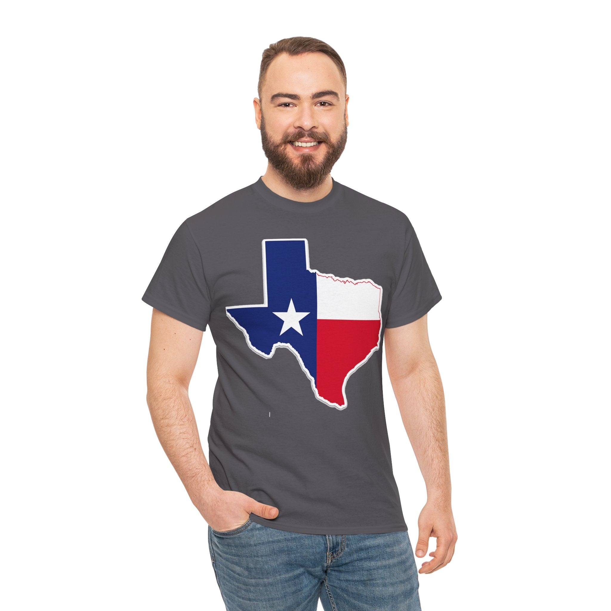 Texas Flag Outline T-Shirt — Lone Star State Pride Tee