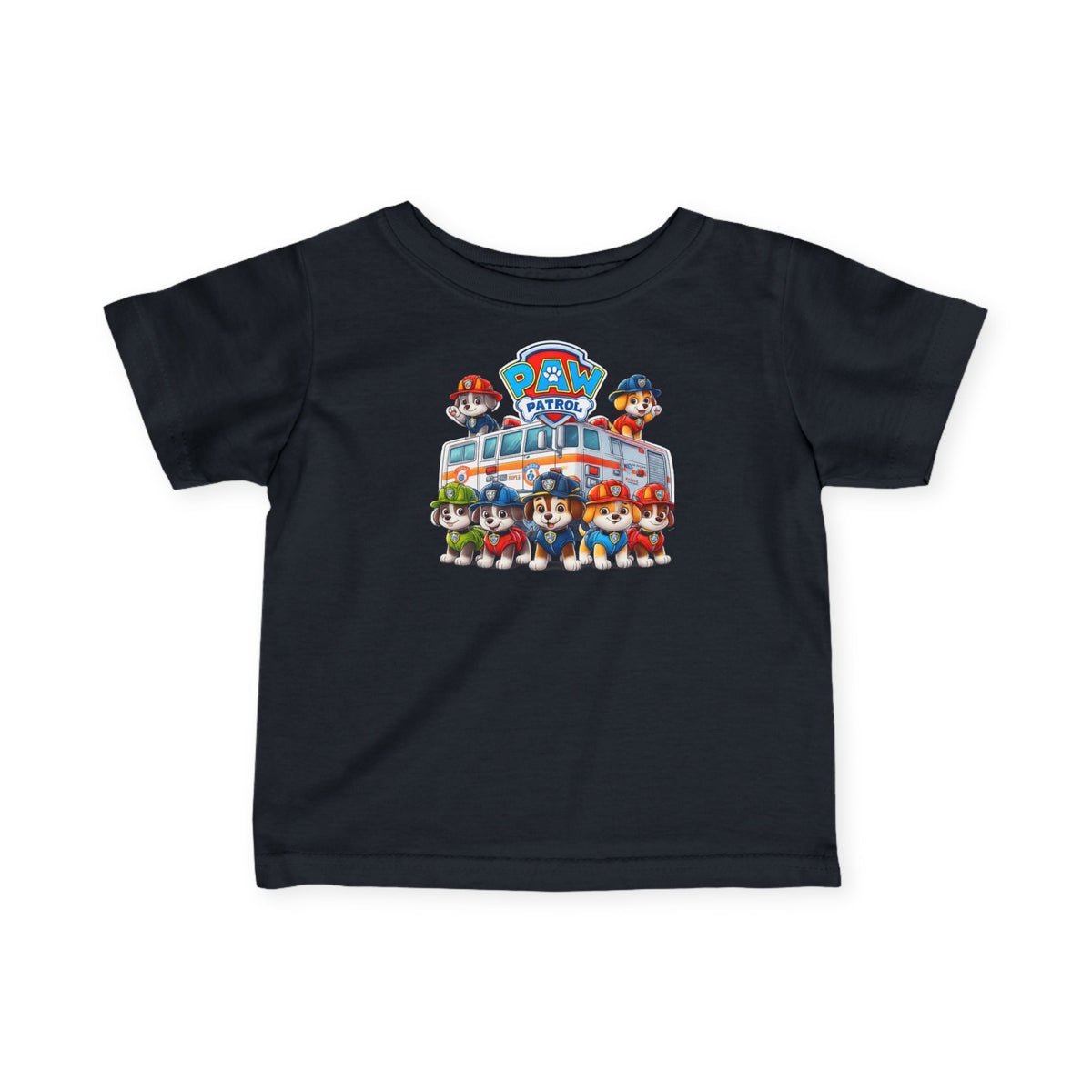 Paw Patrol Infant Tee – Cute Puppy Rescue Crew Baby Shirt