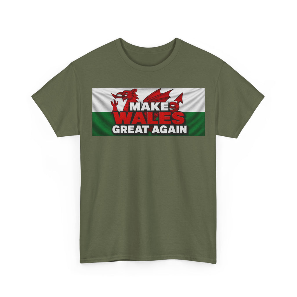 Wales Pride T-Shirt — 'Make Wales Great Again' Welsh Dragon Tee
