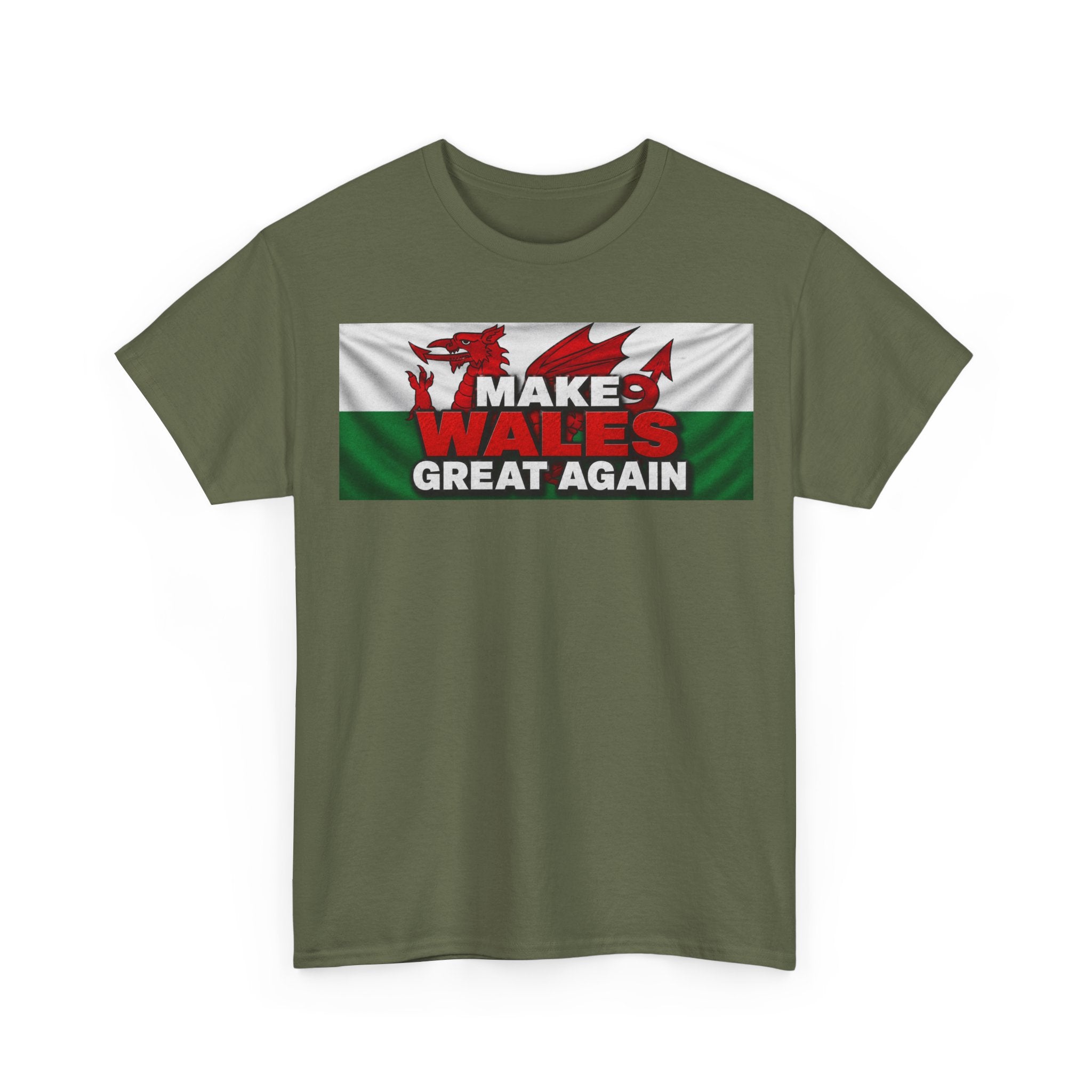 Wales Pride T-Shirt — 'Make Wales Great Again' Welsh Dragon Tee