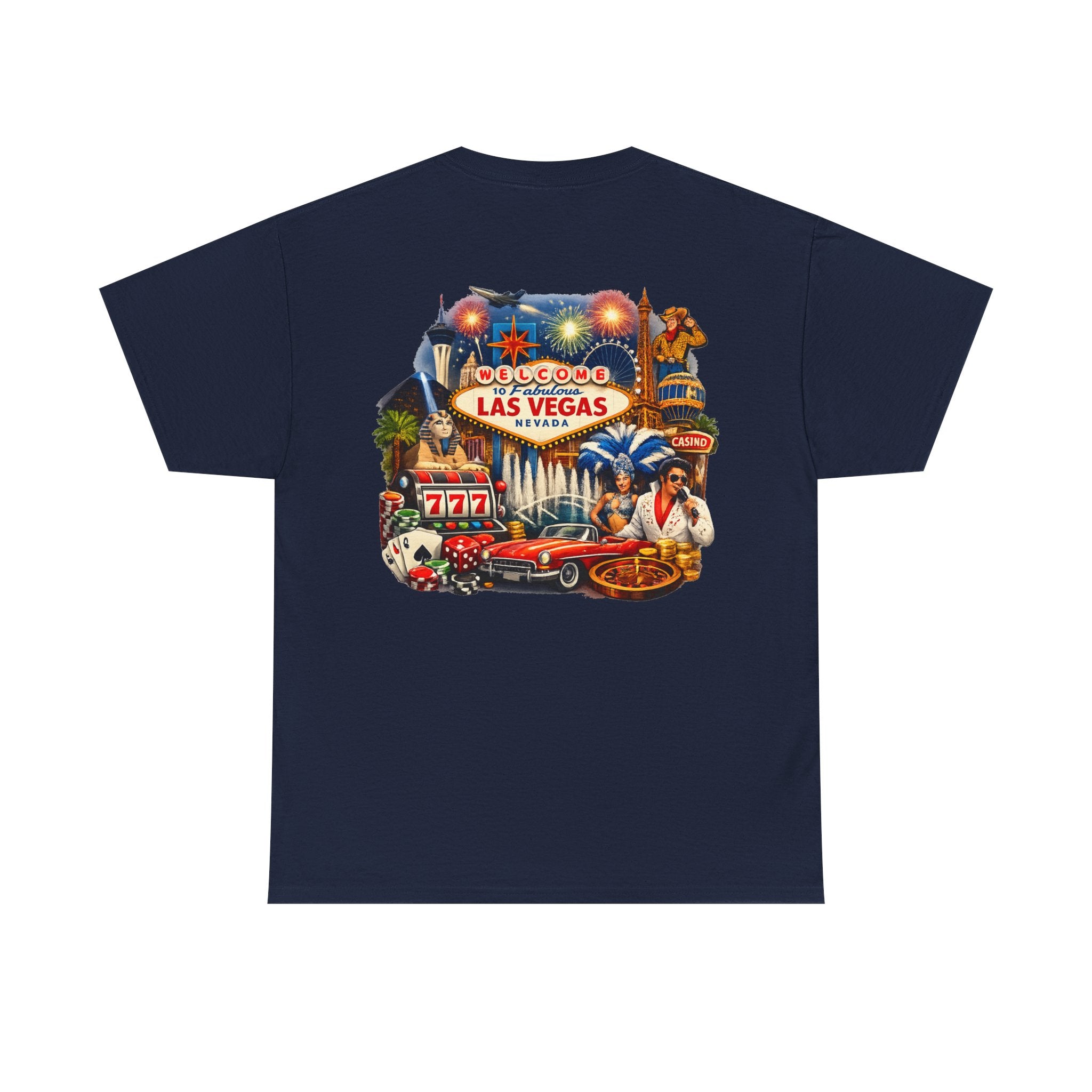 Las Vegas Vintage Collage T‑Shirt