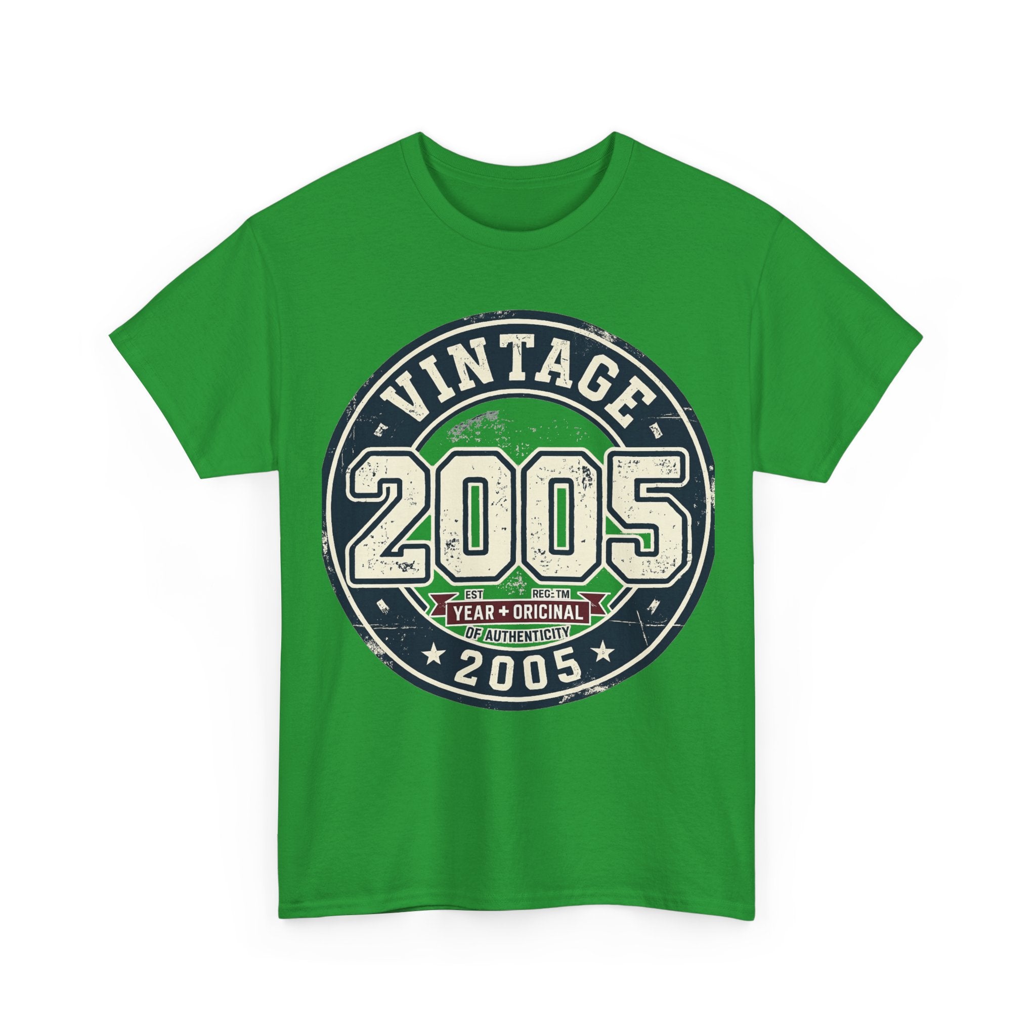Vintage 2005 T-Shirt — Retro Birth Year Graphic Tee