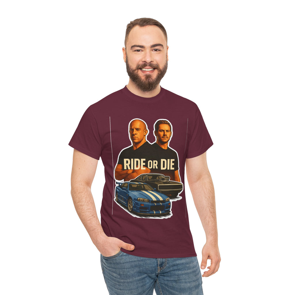 Ride or Die Street Racing Graphic Cotton Tee