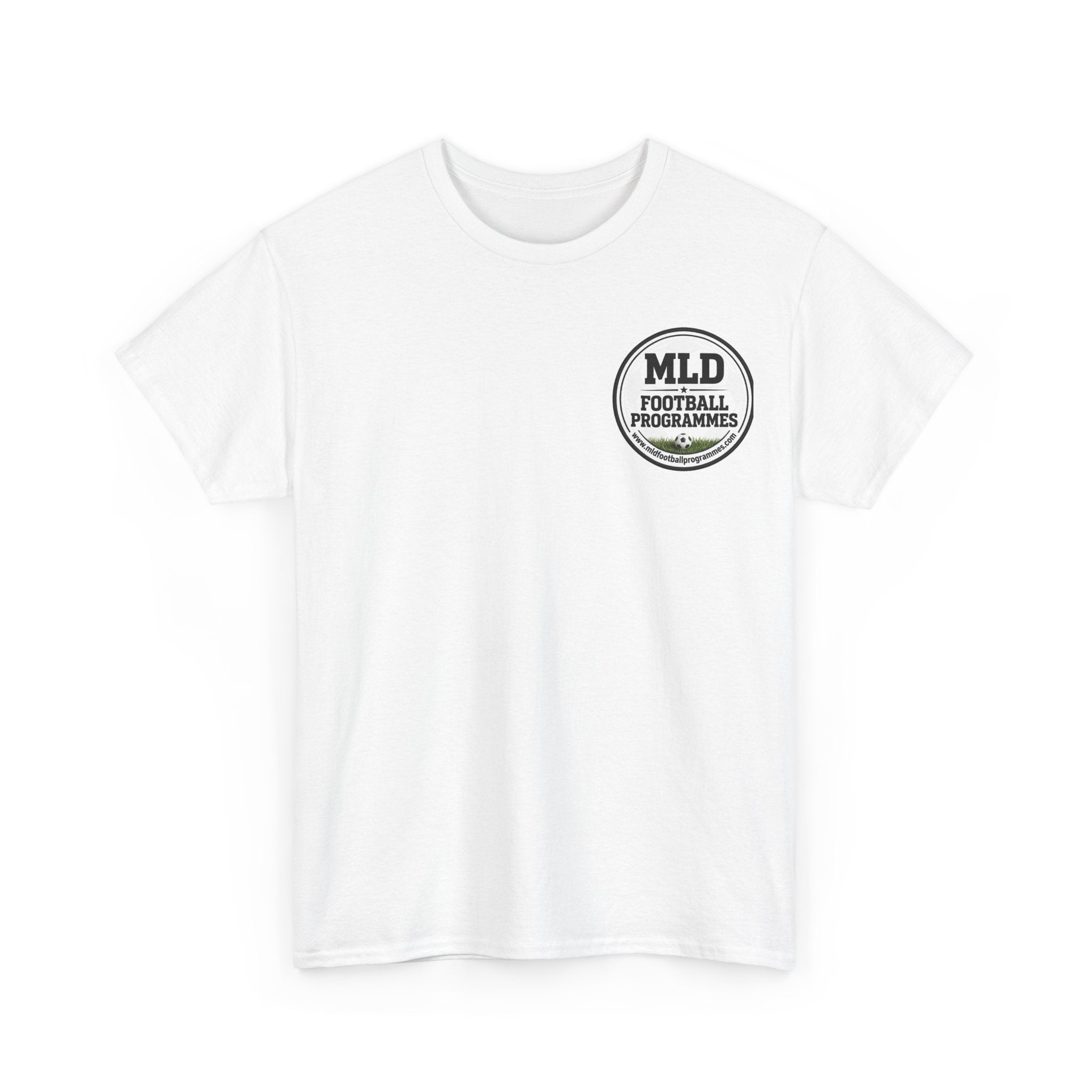 MLD Football Programmes Tee - Retro Logo Chest T-Shirt