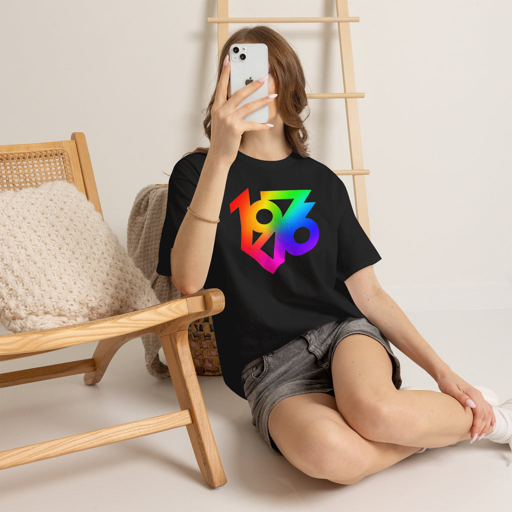 1976 Collection Rainbow Retro Tee / Cotton T-Shirt