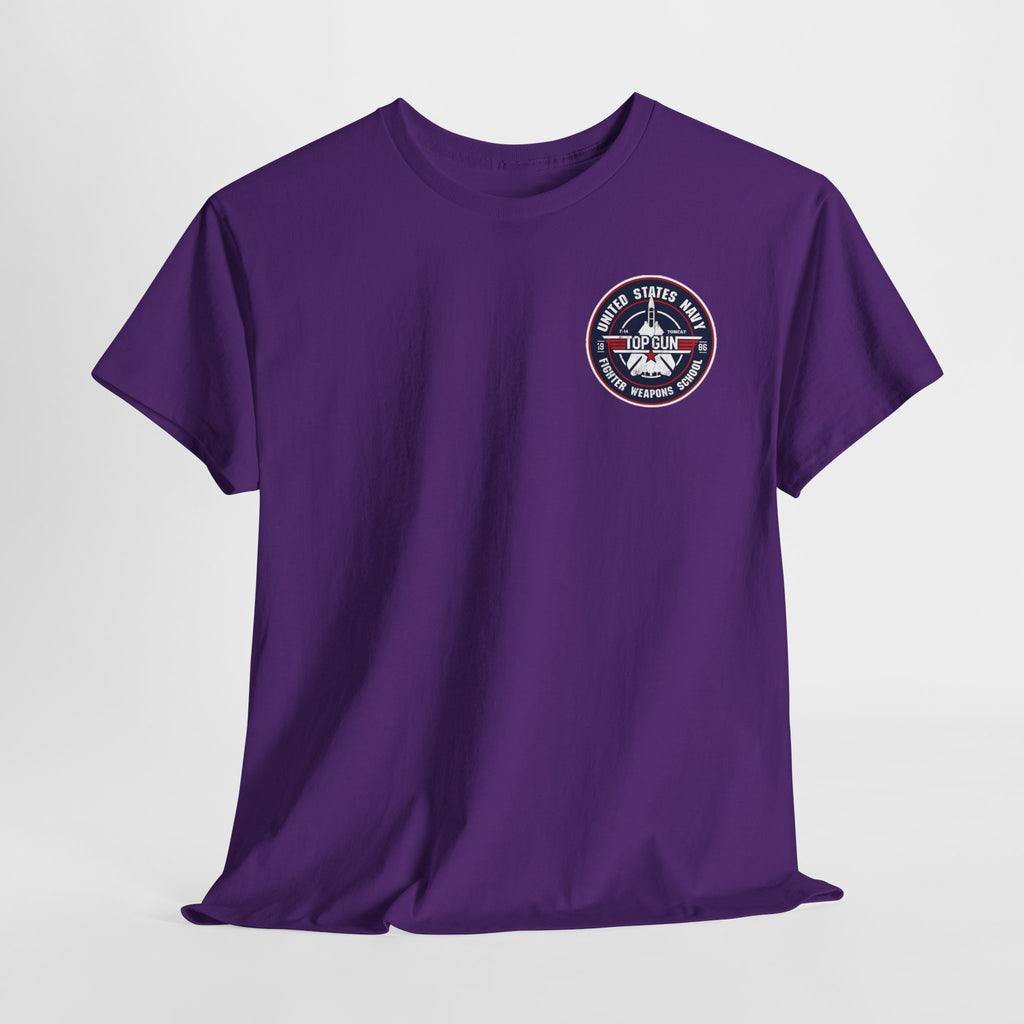 US Navy Top Gun School T-Shirt — 'High Speed' Vintage Cotton T-Shirt