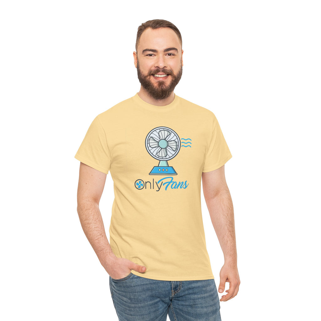 Only Fans Graphic Tee — Cute Fan Illustration Novelty T-Shirt