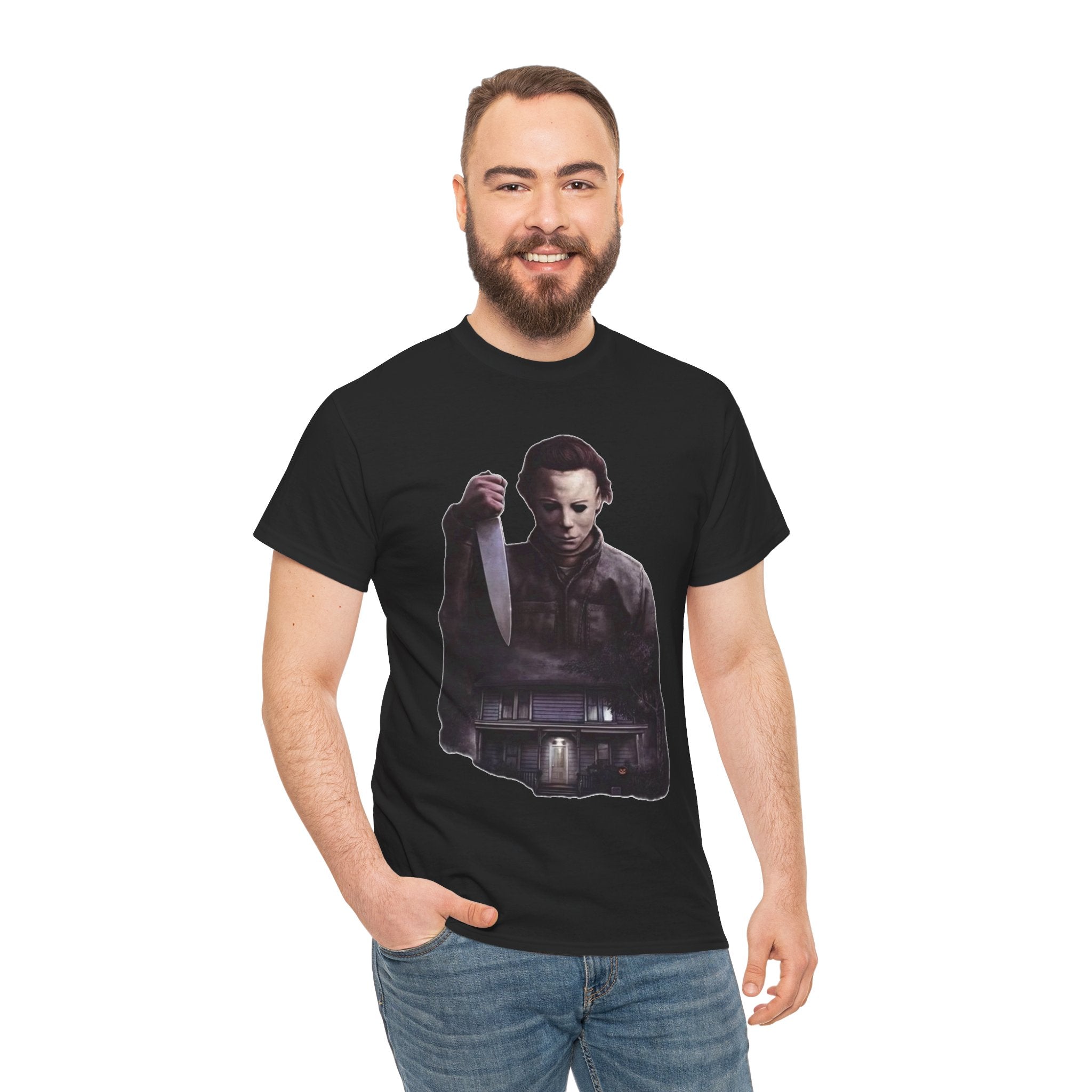 Michael Myers Horror T-Shirt – Halloween Masked Killer Graphic Tee