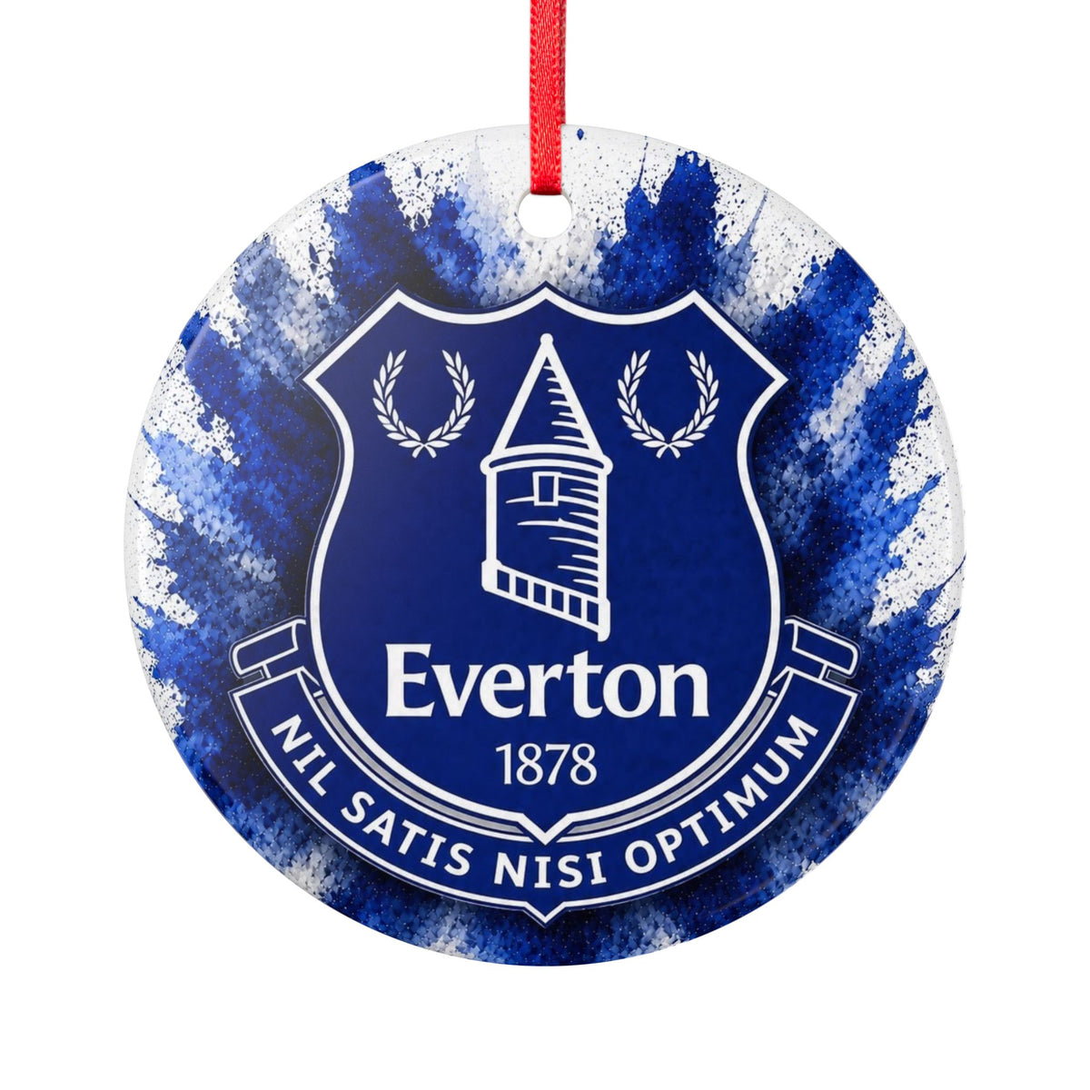 Everton Ceramic Ornament — Blue Crest Football Club Holiday Decoration
