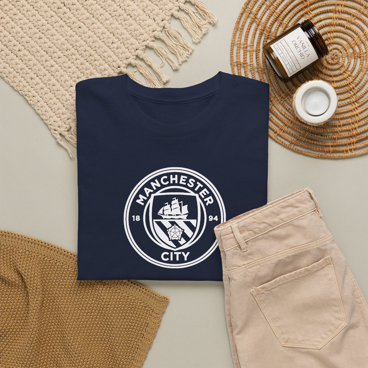 Manchester City Vintage Football Tee — Aguero & Balotelli Fan Shirt