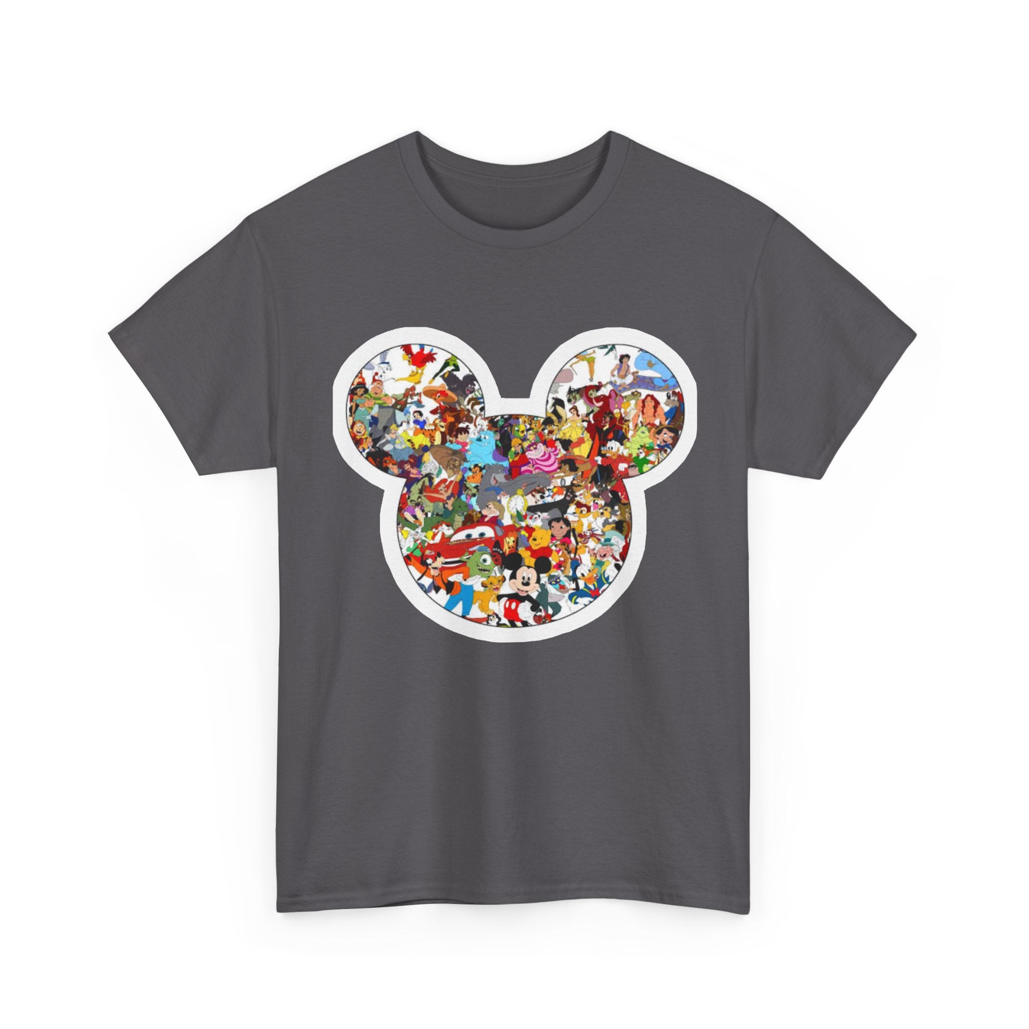 Mickey Collage T-Shirt — Vintage Disney Characters Graphic Tee