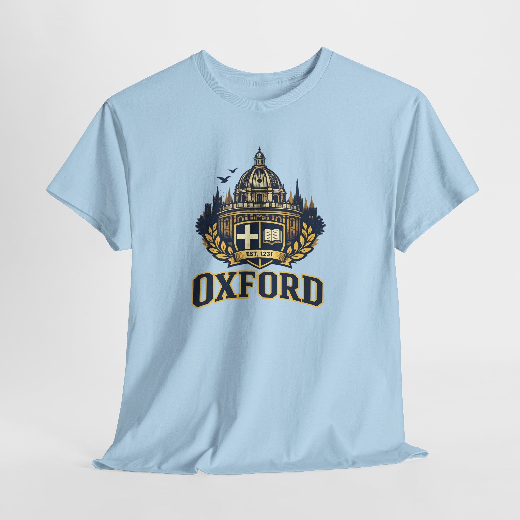 Oxford Crest T-Shirt — Vintage University Graphic Tee