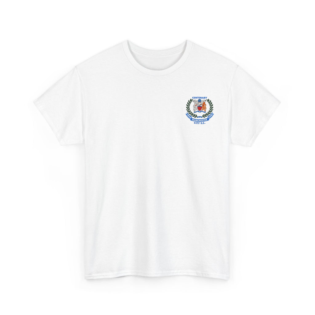 Centenary Manchester City FC Crest Tee — 1894–1994 Commemorative Shirt