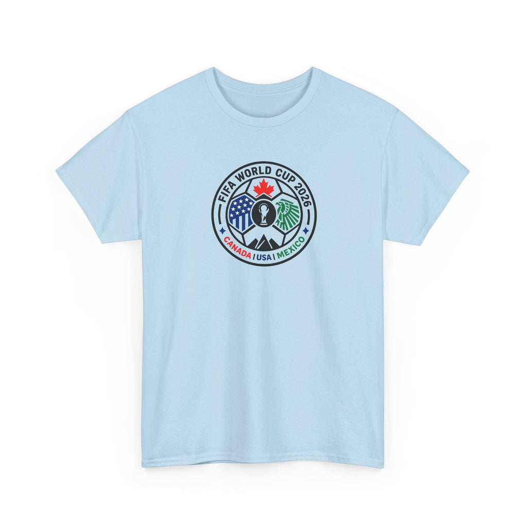 World Cup 2026 Soccer Tee — Canada USA Mexico Crest