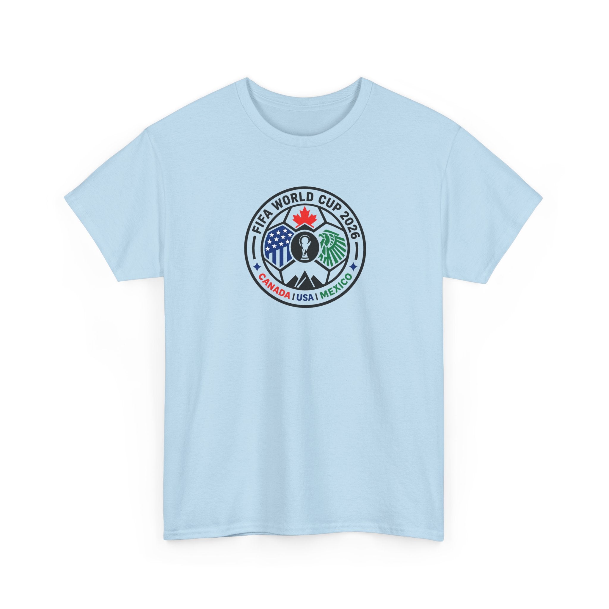 World Cup 2026 Soccer Tee — Canada USA Mexico Crest