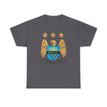 Manchester City Retro Club Crest T‑Shirt — MCFC Vintage Style Club Emblem Tee