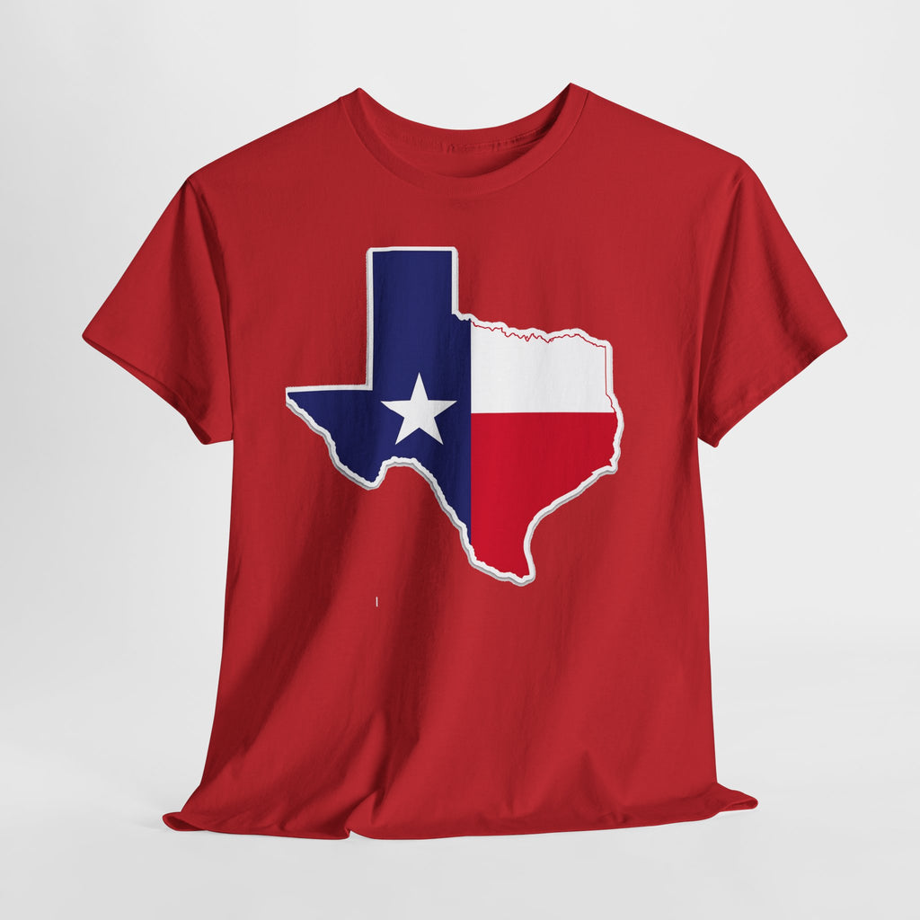 Texas Flag Outline T-Shirt — Lone Star State Pride Tee