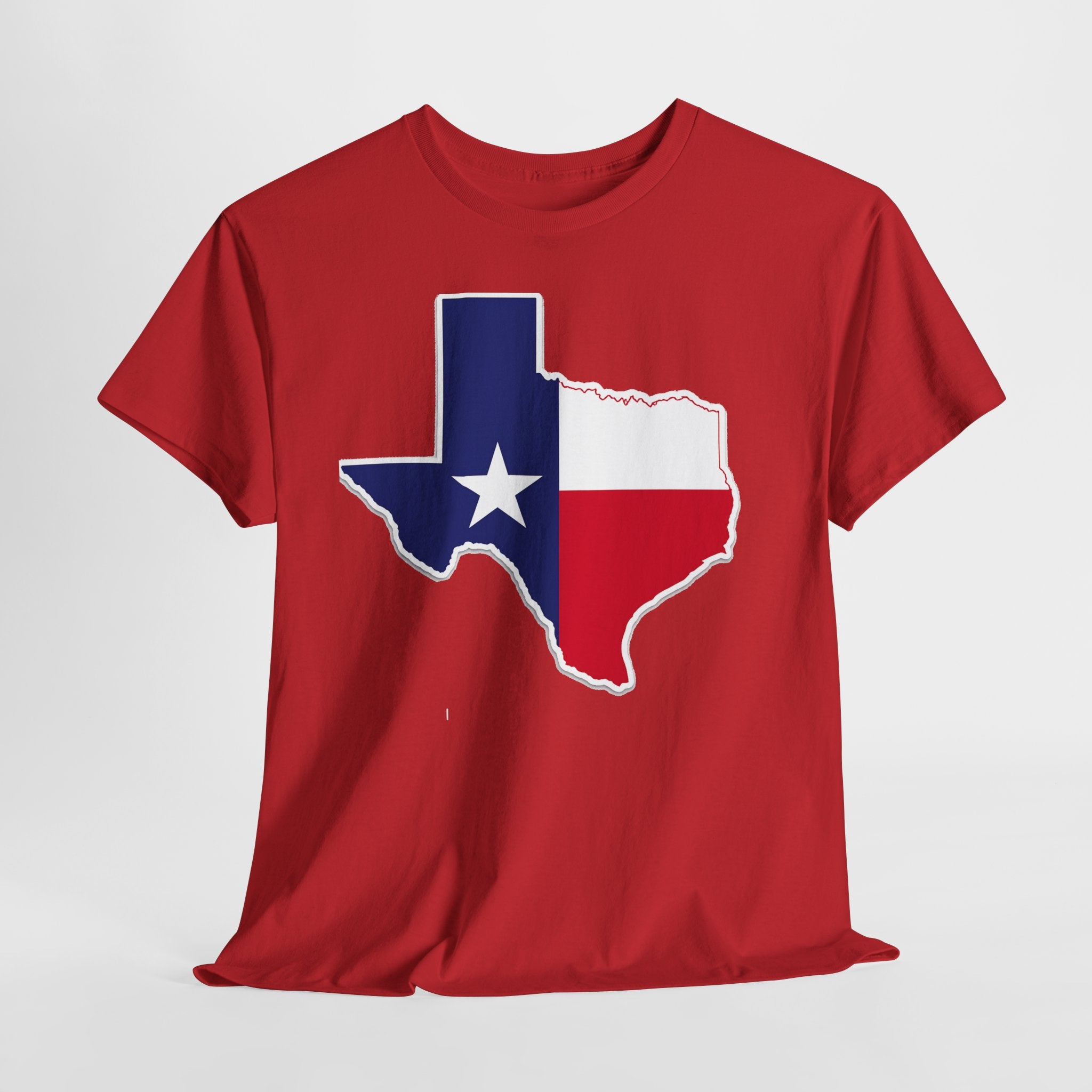Texas Flag Outline T-Shirt — Lone Star State Pride Tee