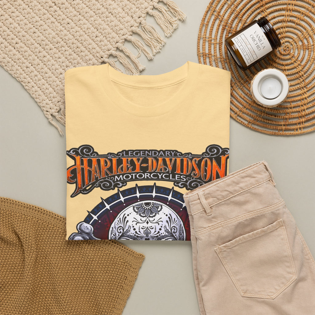 Harley-Davidson Skull Logo Cotton T‑Shirt