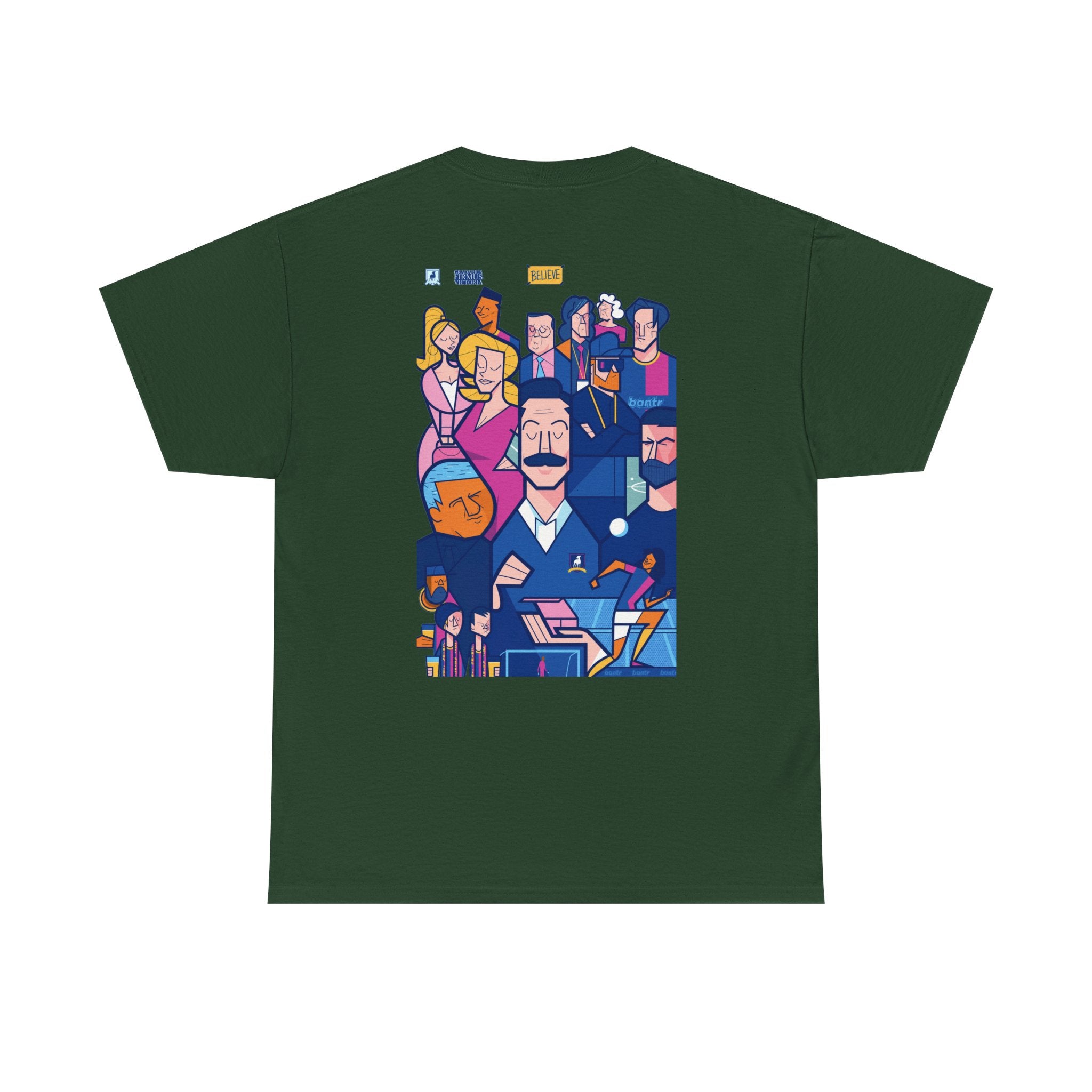 Ted Lasso Inspired Graphic Tee — Retro Team Illustration