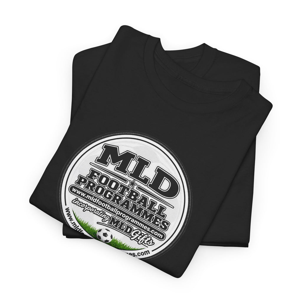 MLD Football Programmes Vintage Logo Cotton T-Shirt