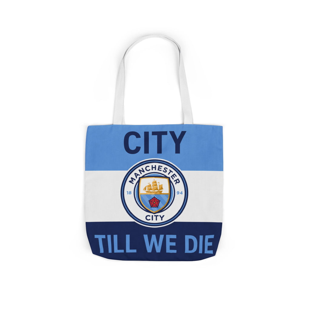 City Till We Die Unofficial Canvas Tote Bag — Manchester Football Fan Bag