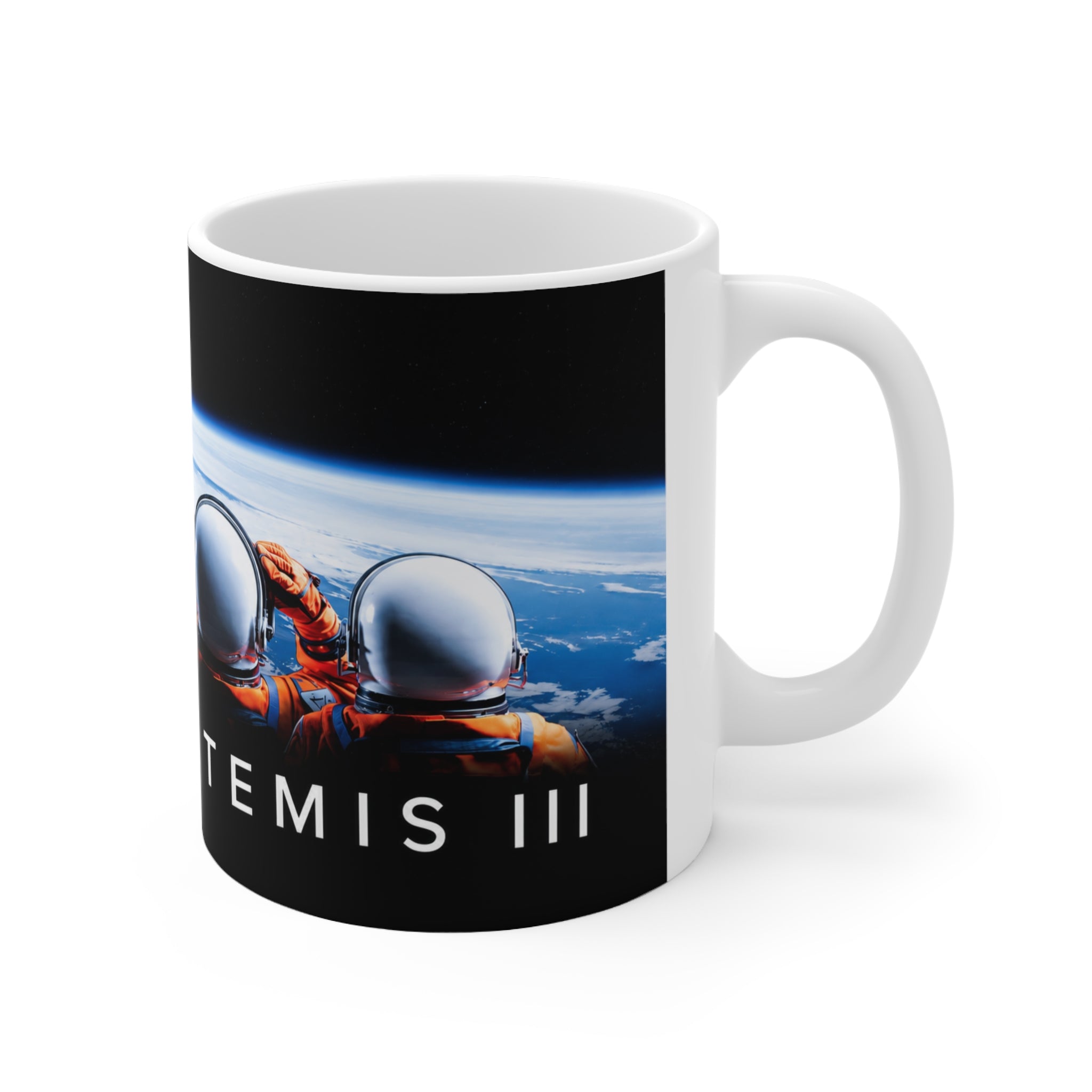 NASA Artemis III Astronauts Ceramic Coffee Mug — Space Travel 11oz & 15oz