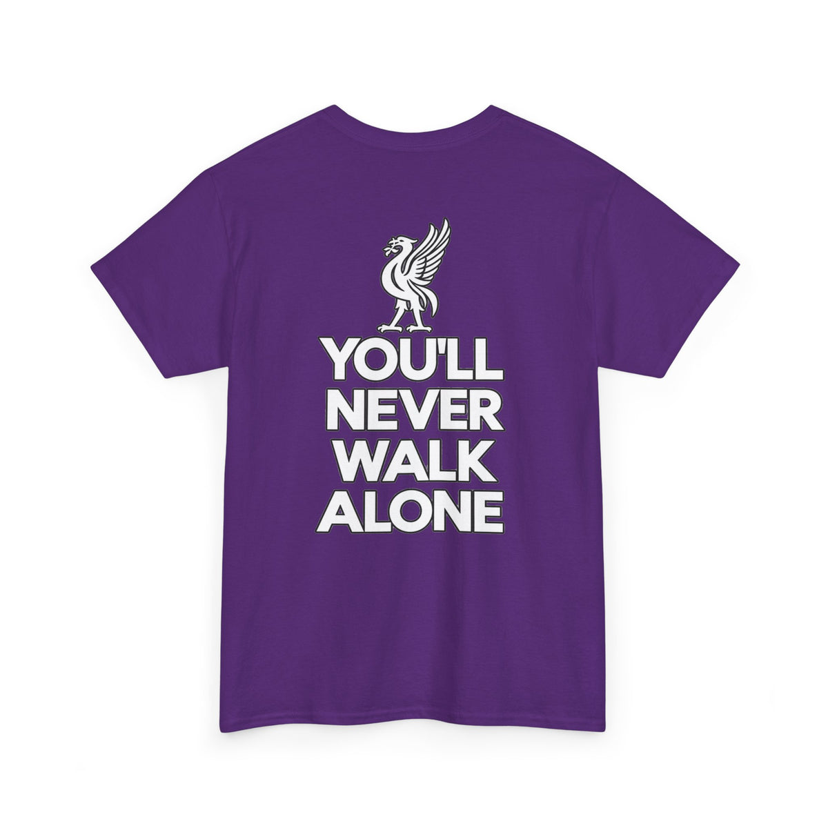 You'll Never Walk Alone T‑Shirt — Liverpool FC Crest Cotton Tee