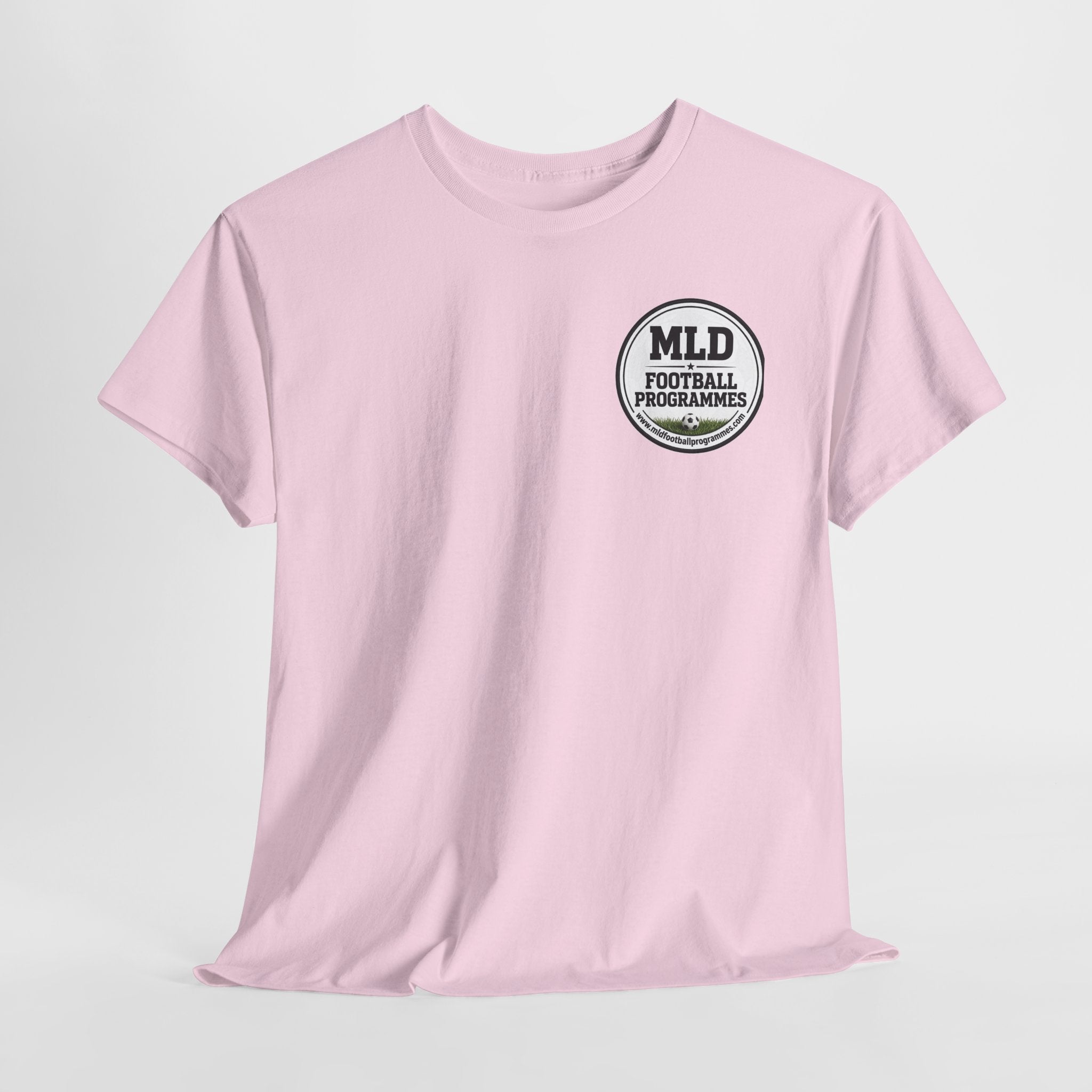 MLD Football Programmes Tee - Retro Logo Chest T-Shirt