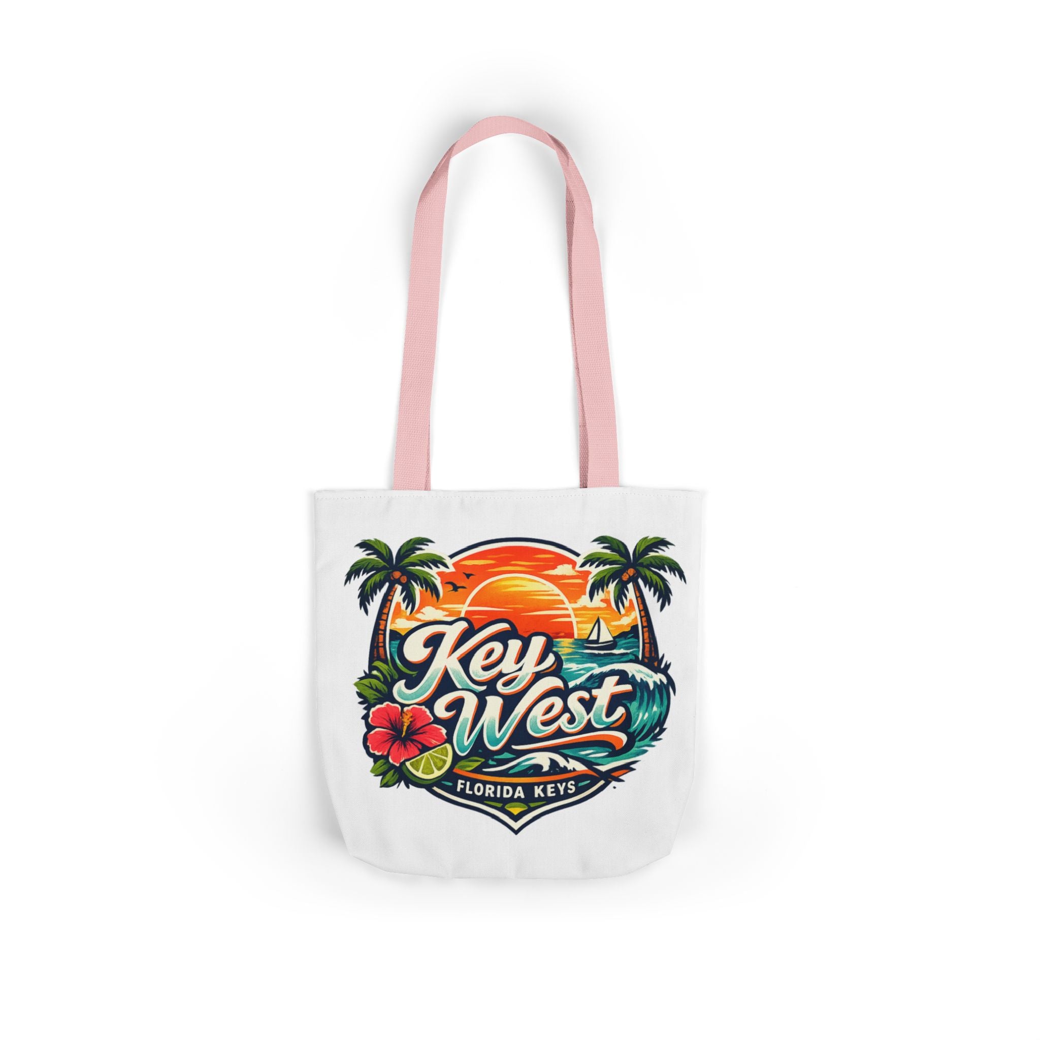 Key West Sunset Canvas Tote