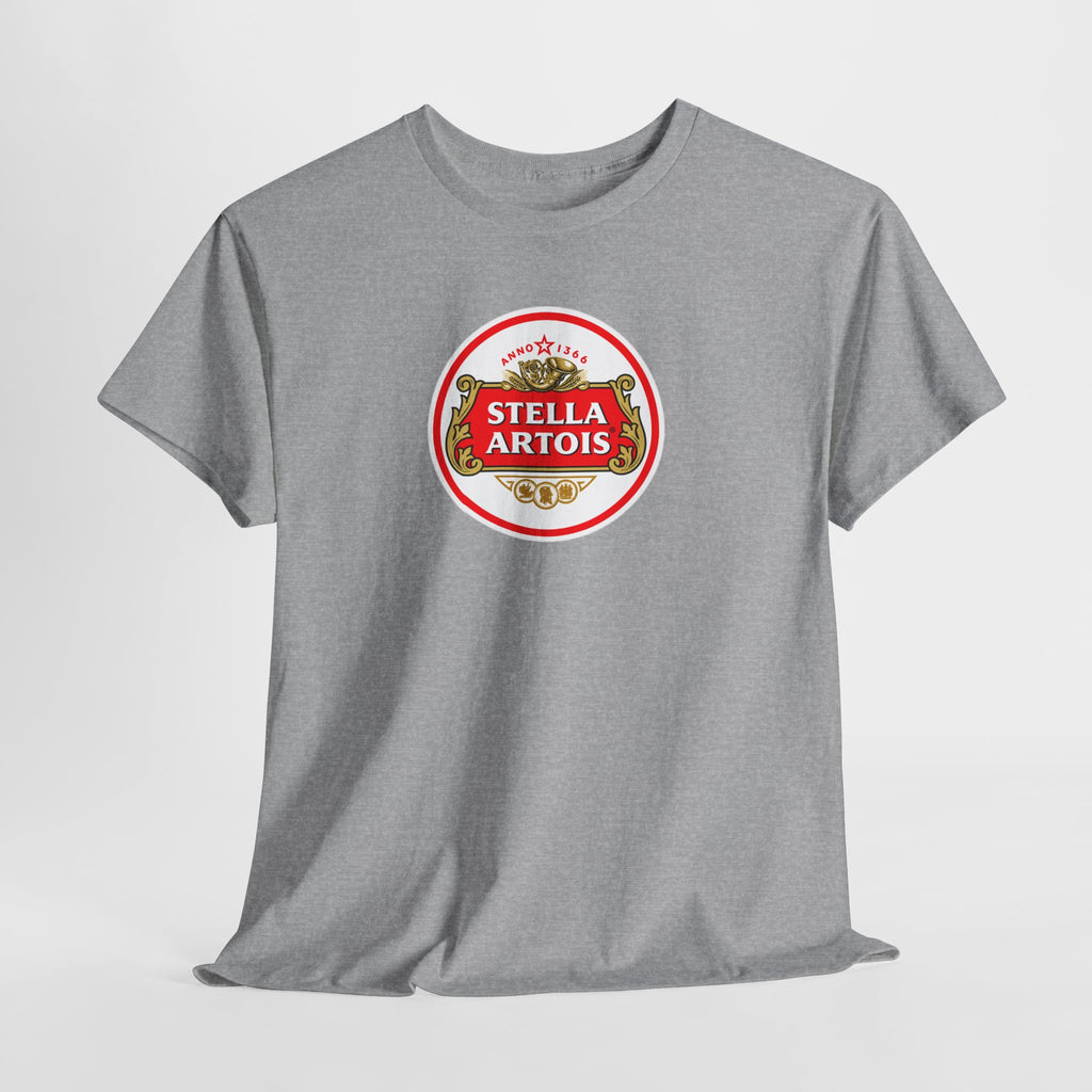 Beer Logo T-Shirt — Stella Artois Inspired Vintage Crest Tee