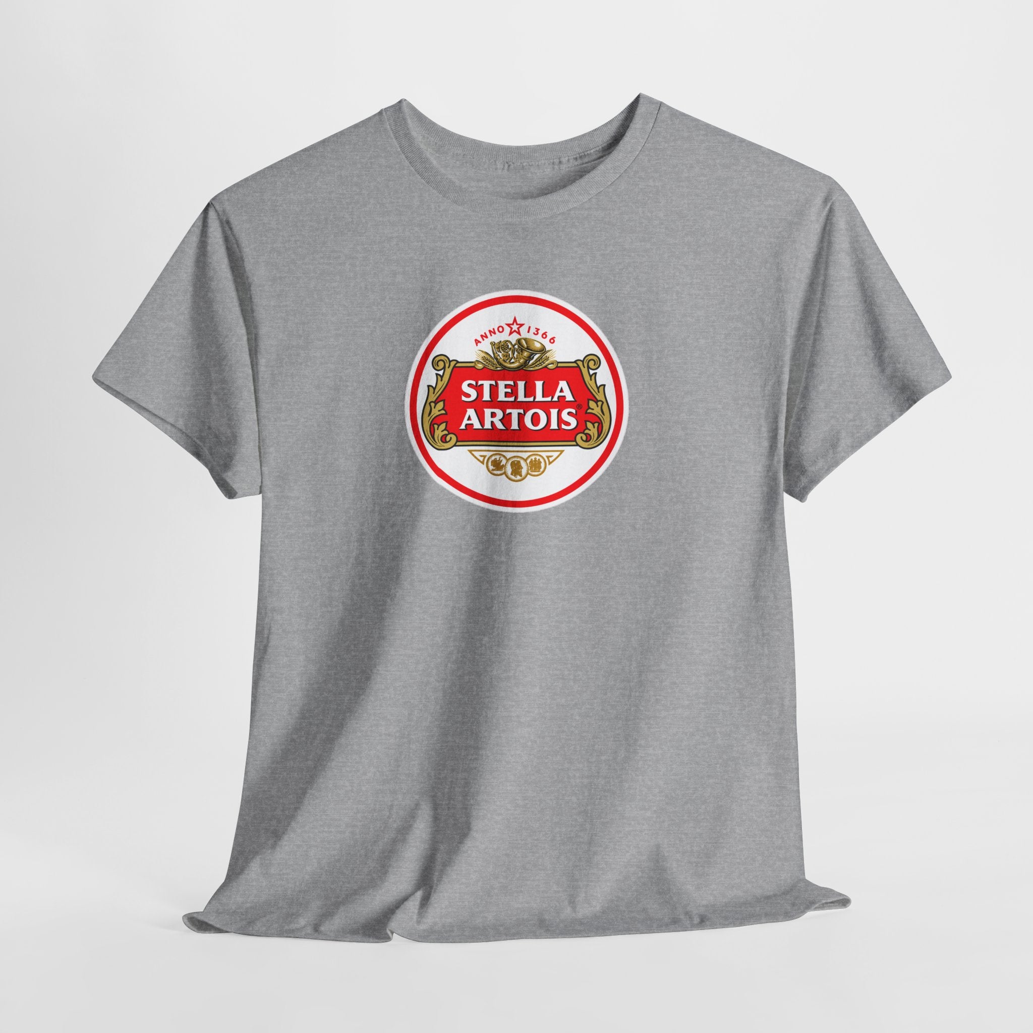 Beer Logo T-Shirt — Stella Artois Inspired Vintage Crest Tee