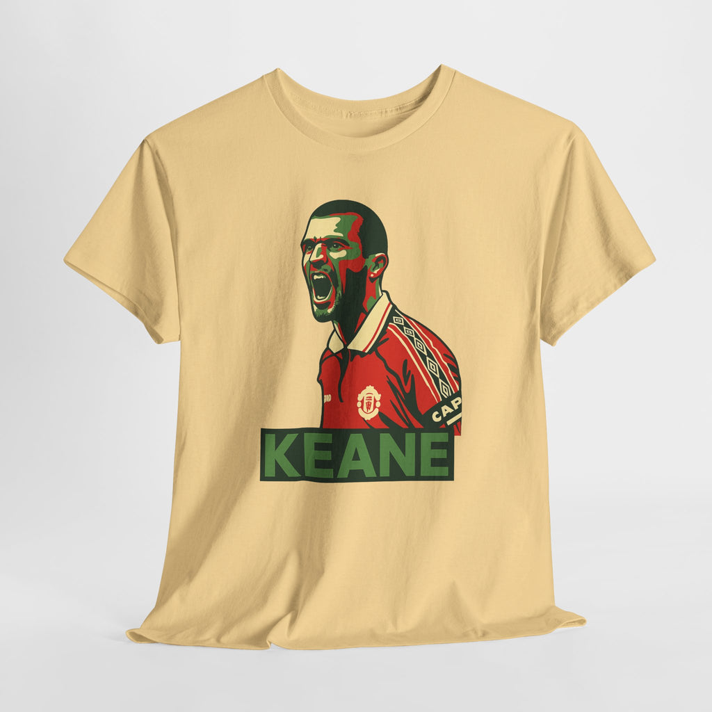 Roy Keane Retro Soccer Tee - Iconic Football Legend Graphic Shirt
