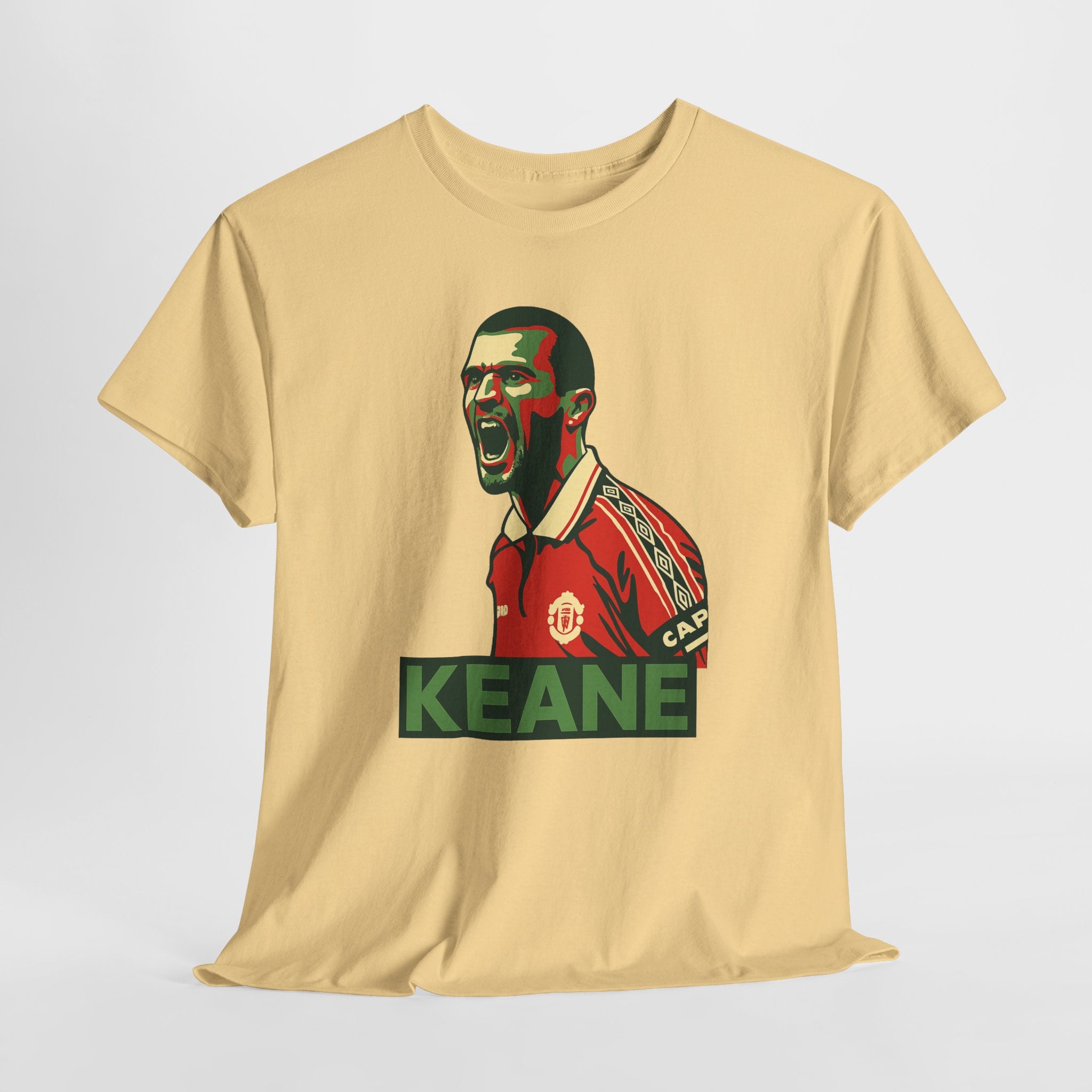 Roy Keane Retro Soccer Tee - Iconic Football Legend Graphic Shirt