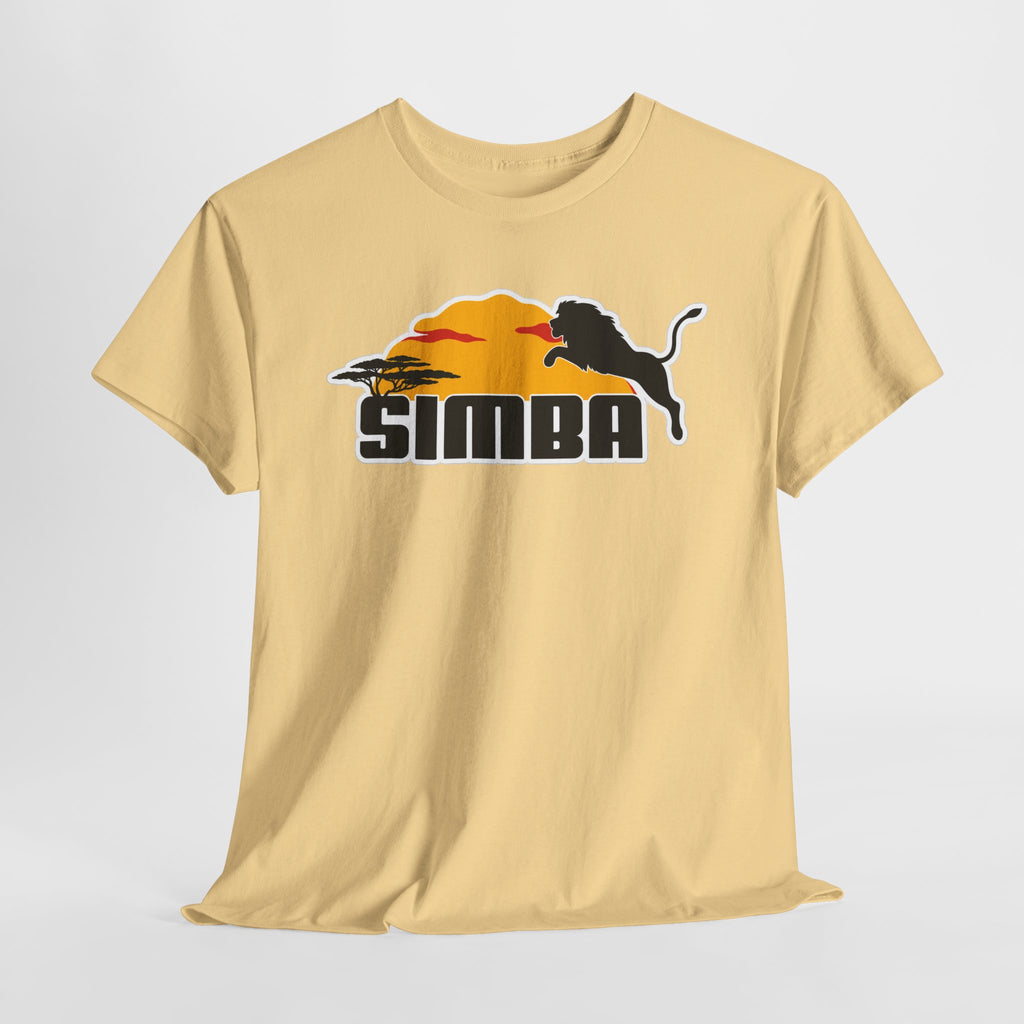 Simba Sunset Graphic Tee — Lion Silhouette Safari T-Shirt