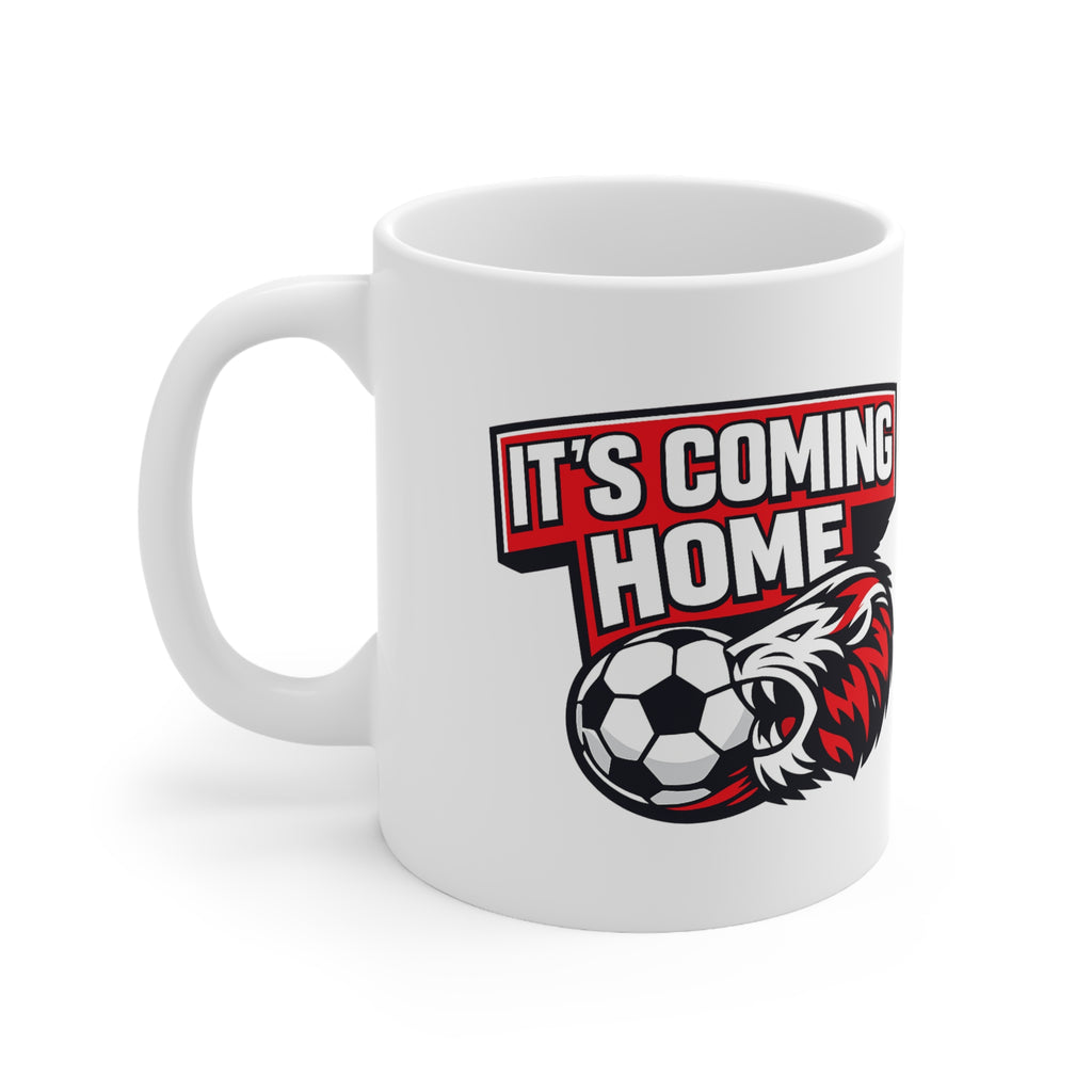 It's Coming Home England Soccer Mug — Ceramic Coffee Cup (11oz & 15oz)