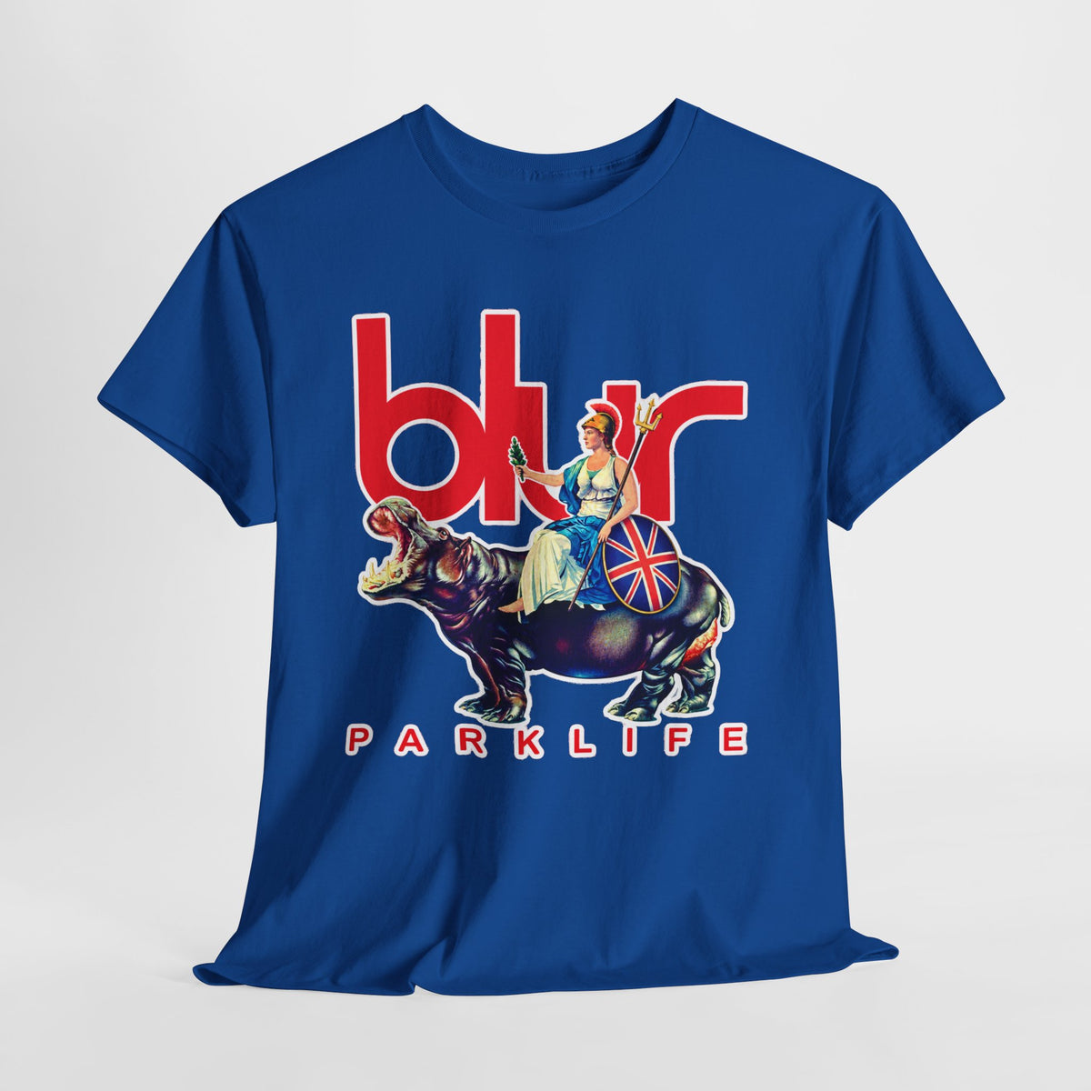 Blur PARKLIFE British Bulldog Graphic Cotton T-Shirt