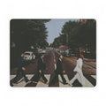 The Beatles PU Leather Mouse Mat — Iconic Abbey Road Band Photo Desk Mat
