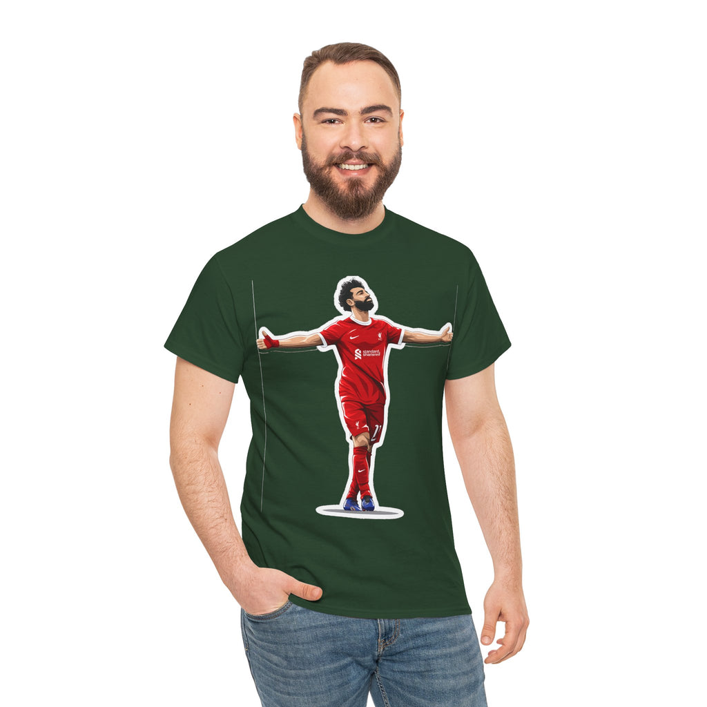 Mo Salah Celebration Tee — Liverpool Graphic T-Shirt
