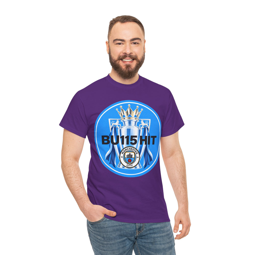 Manchester City 'BU115 HIT' Fan Cotton T-Shirt