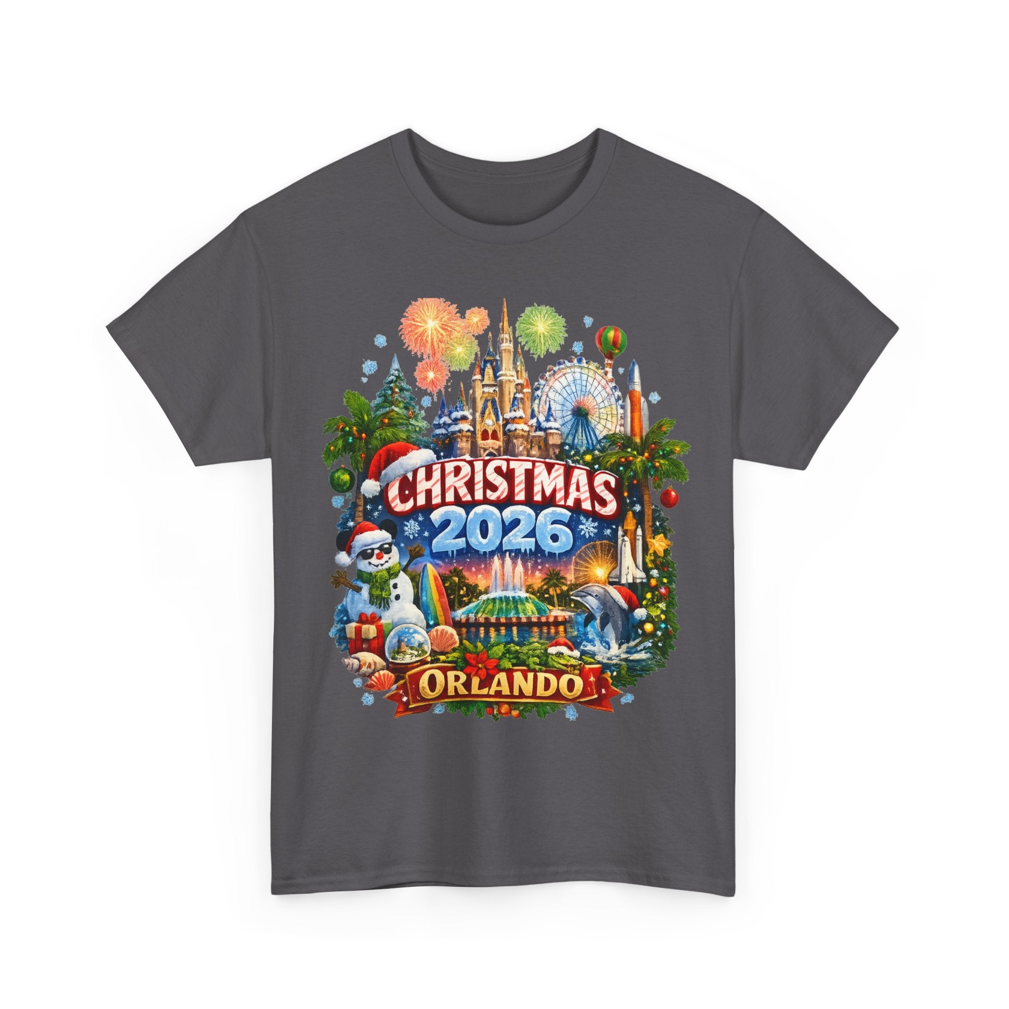 Christmas 2026 Orlando T-Shirt — Holiday Theme Park Souvenir Tee
