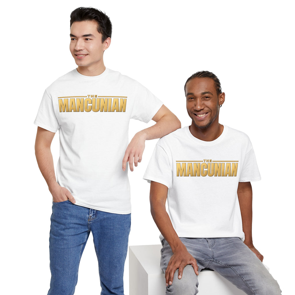 Mancunian Gold Logo Cotton T‑Shirt