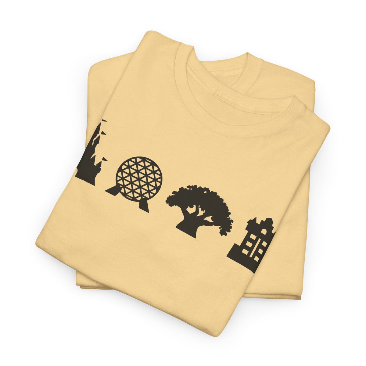 WDW theme parks Silhouettes Unisex Heavy Cotton Tee